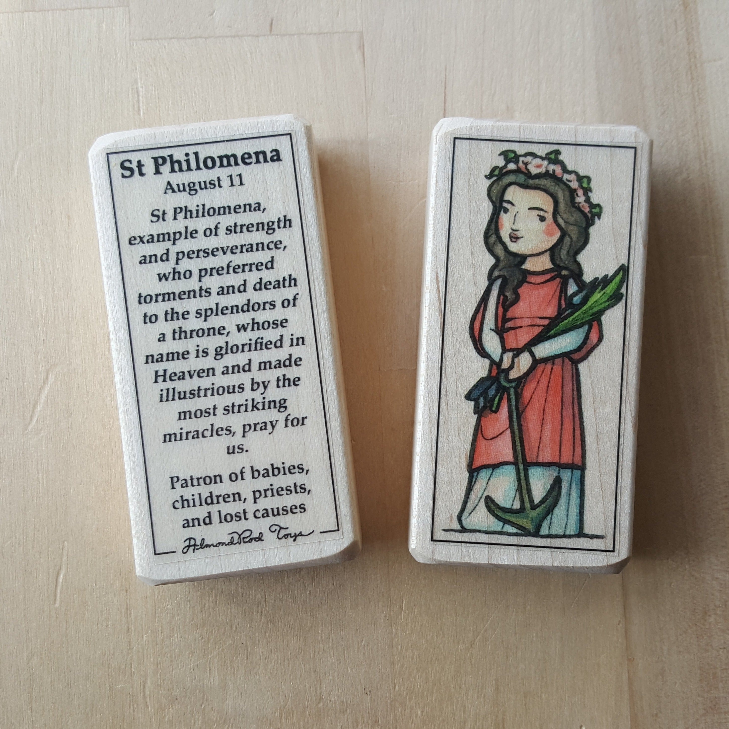 Philomena // Patron Saint Block