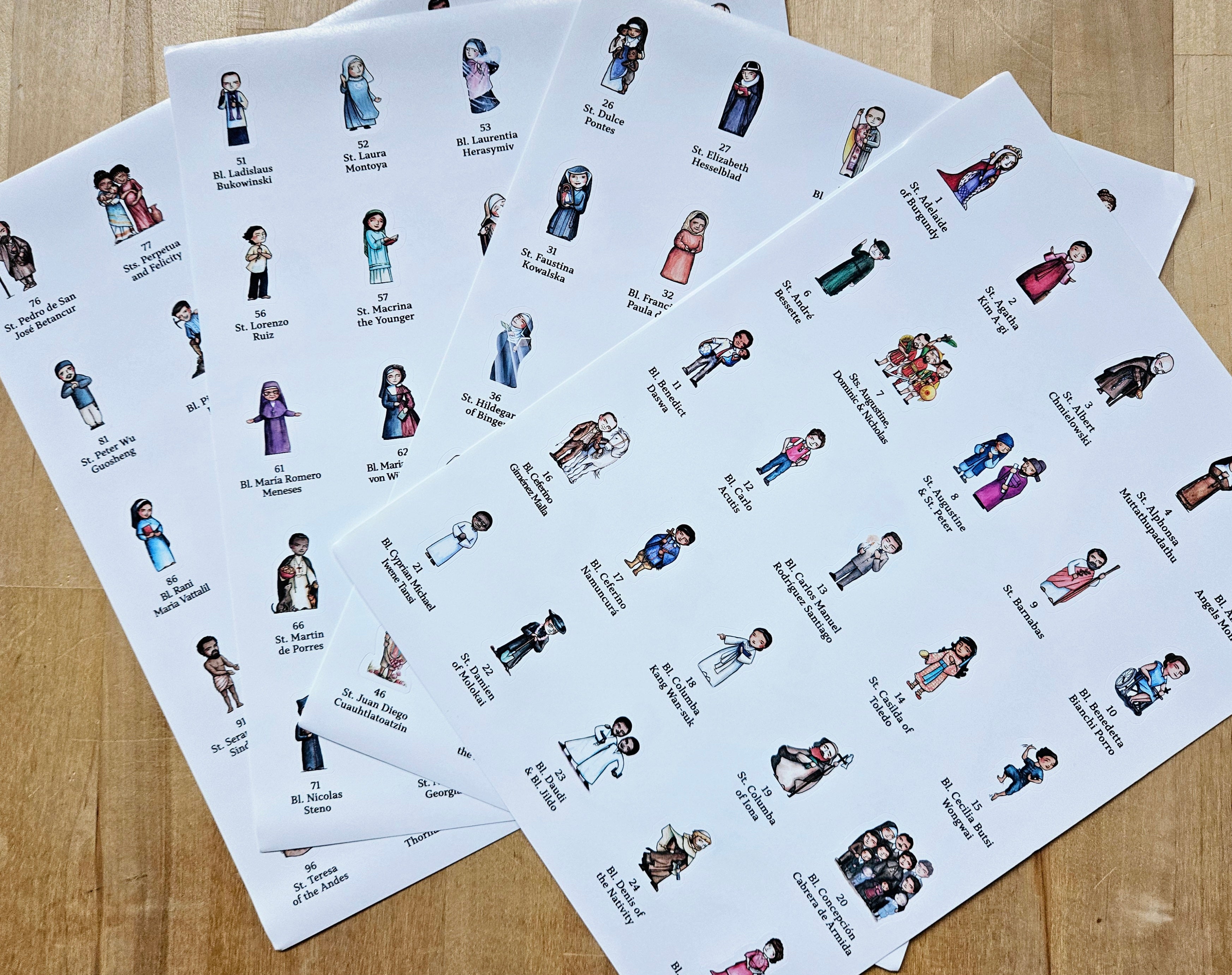 Saints Around the World Activity Bundle