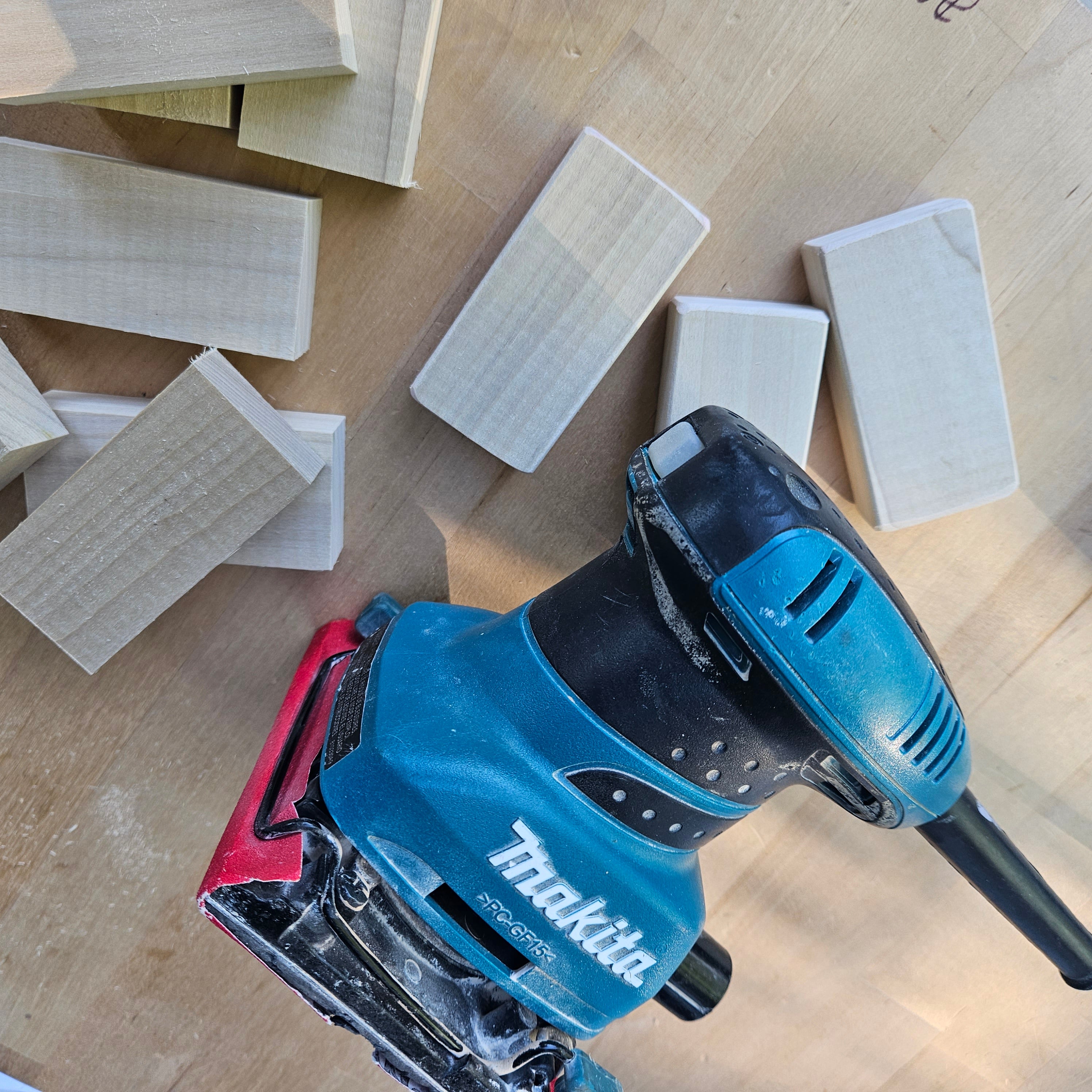 Unsanded Wood Blocks for decoupaging