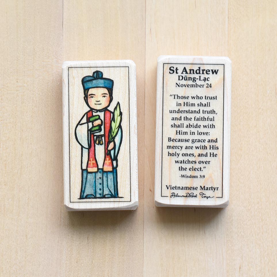 Andrew Dung Lac Patron Saint Block