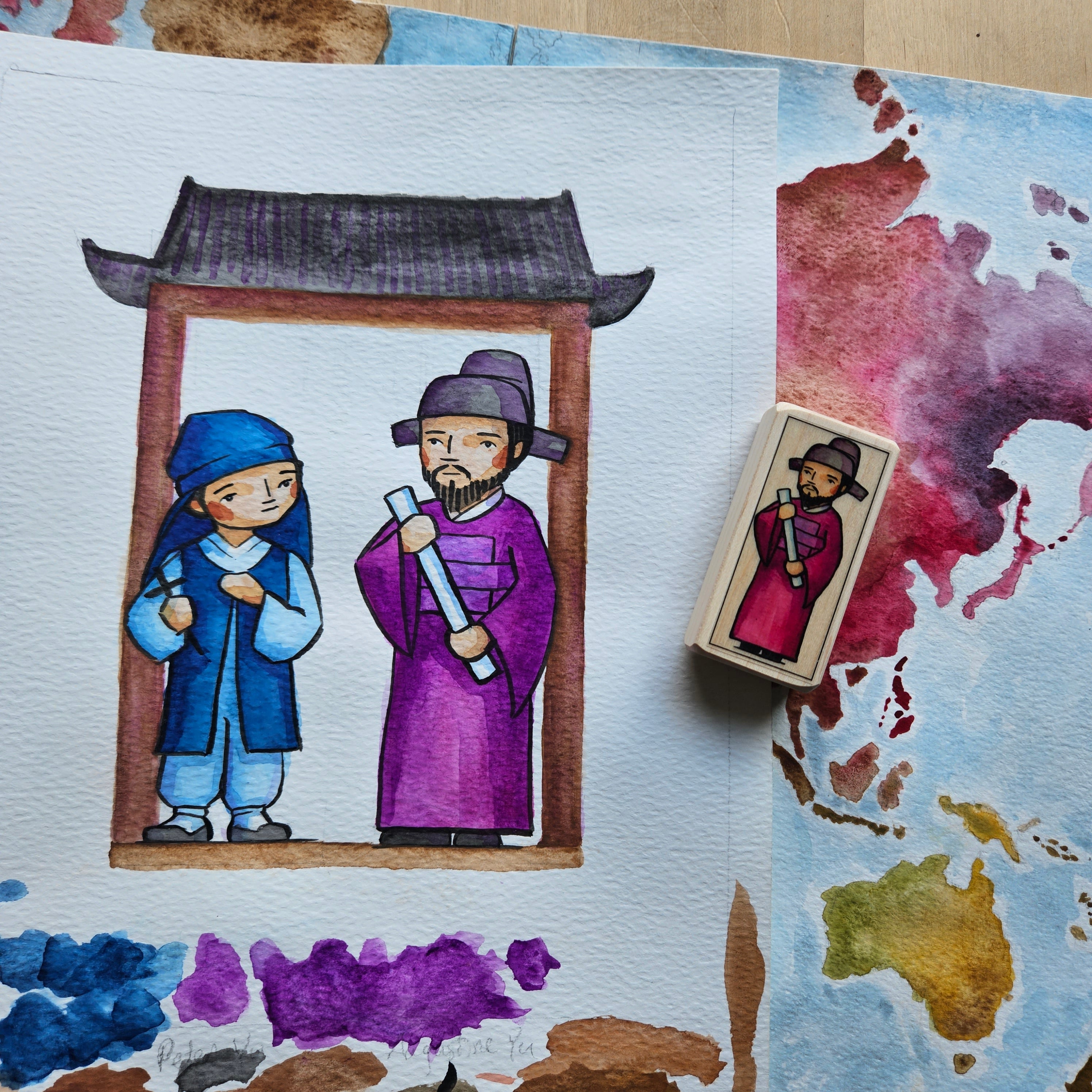 Augustine Yu Chin-gil // Patron Saint Block