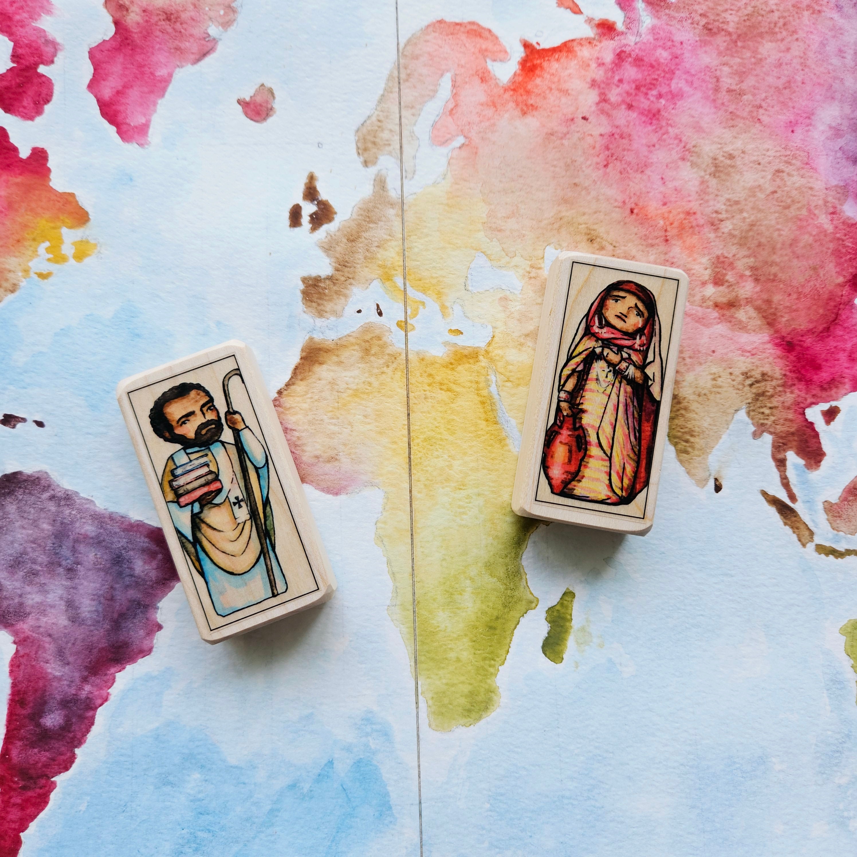 Augustine // Patron Saint Block