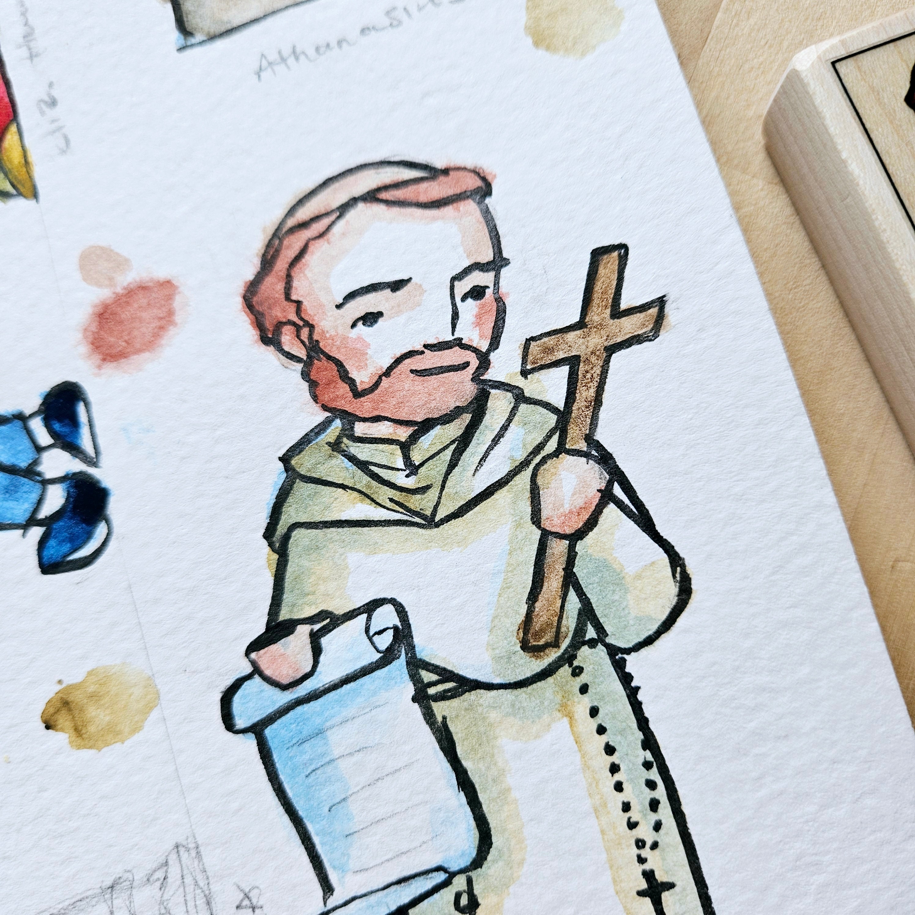 Bernard of Clairvaux // Patron Saint Block