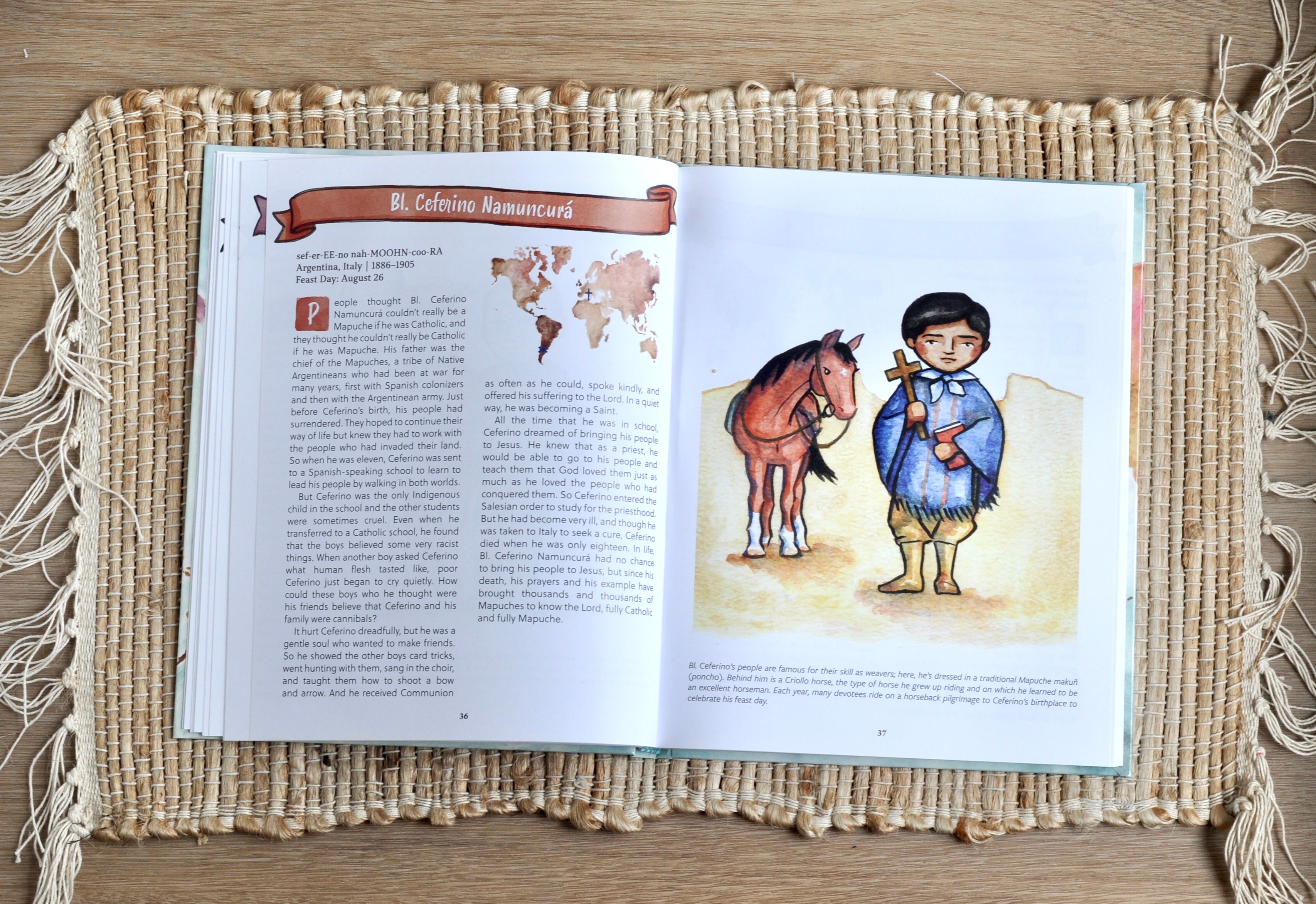 Ceferino Namuncura // Patron Saint Block