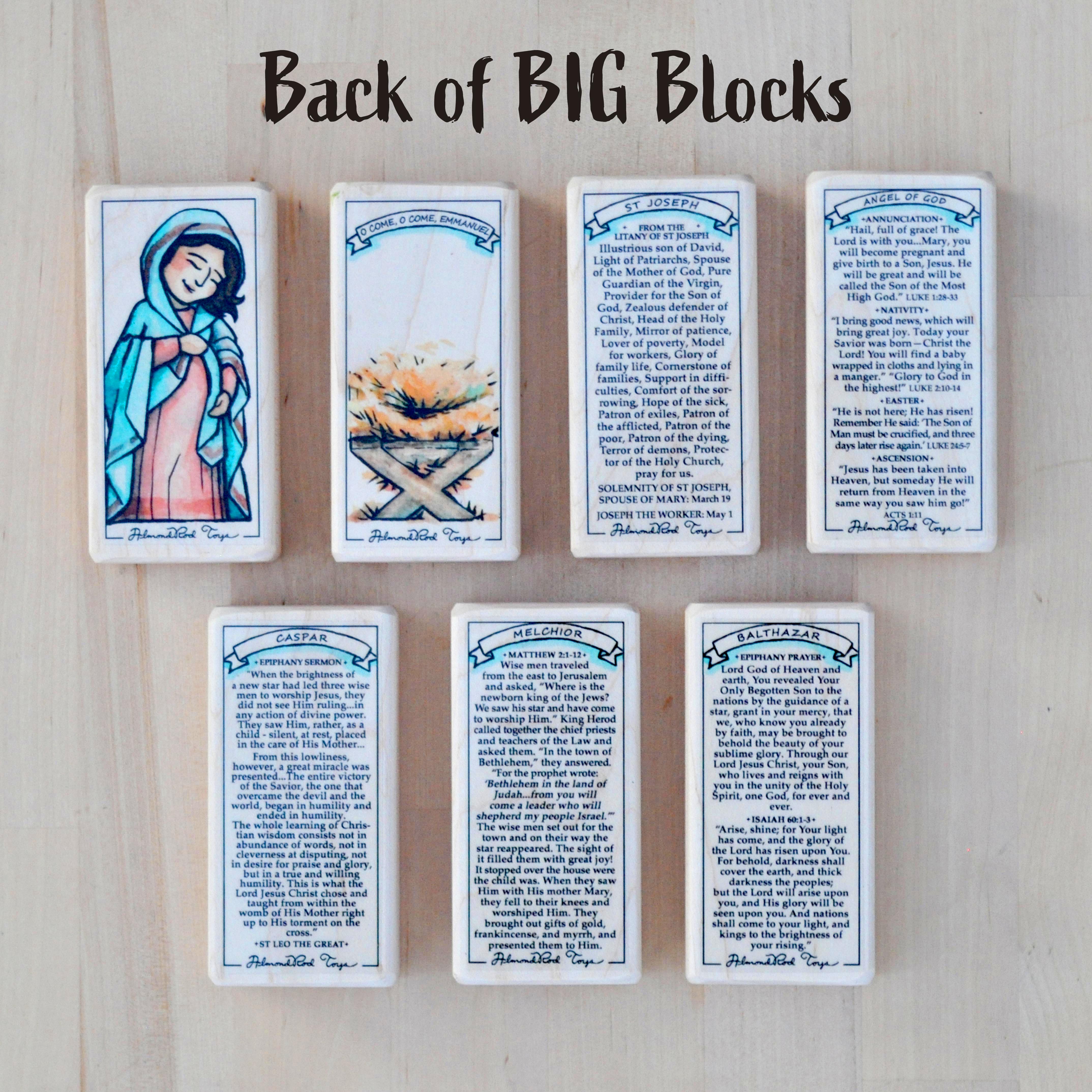 NEW Christmas Story BIG Block Set // Heavy Duty Nativity for all ages