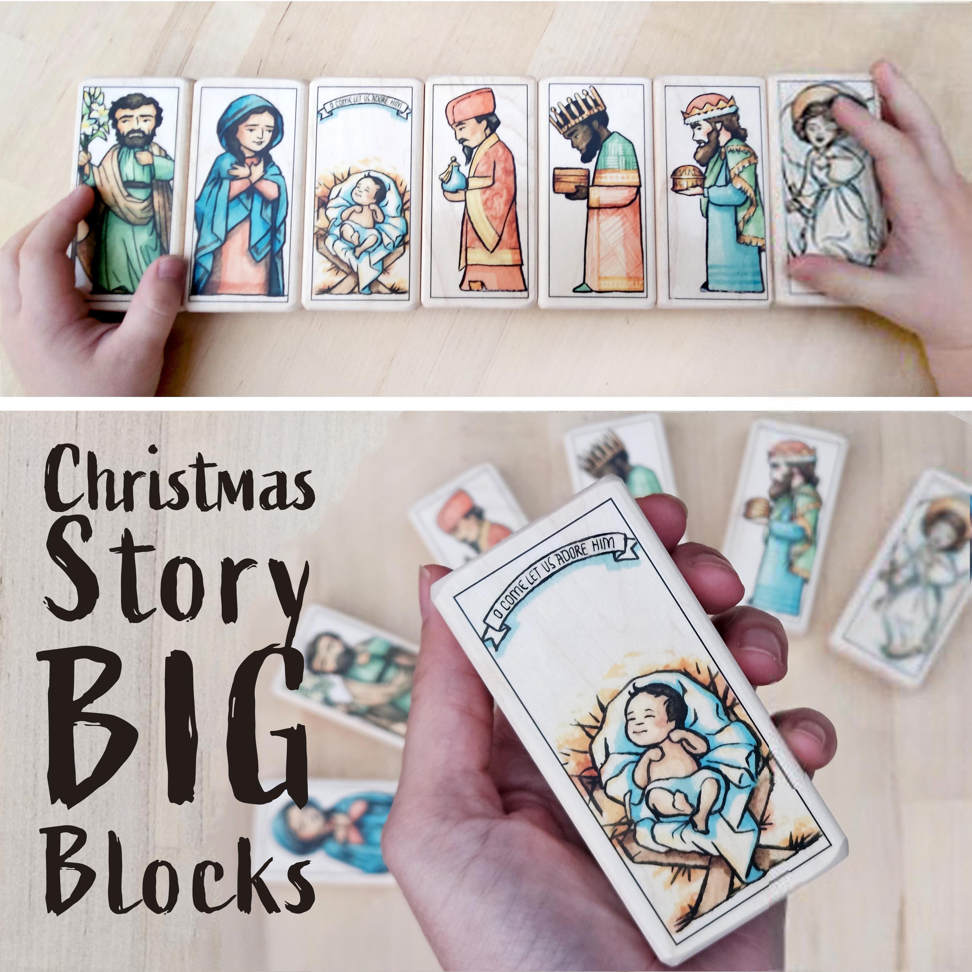 NEW Christmas Story BIG Block Set // Heavy Duty Nativity for all ages