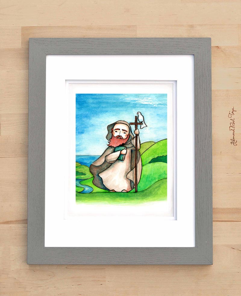 Columba of Iona Print