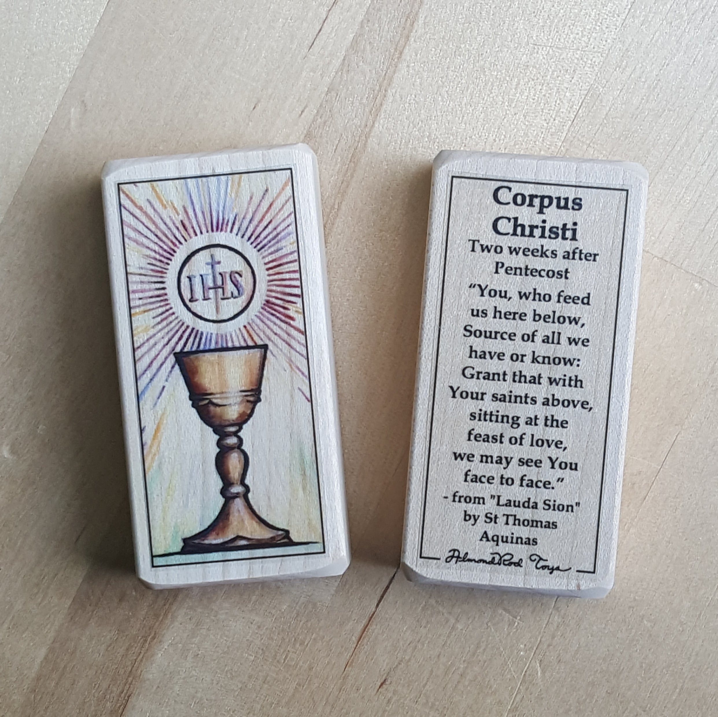 Corpus Christi Patron Saint Block