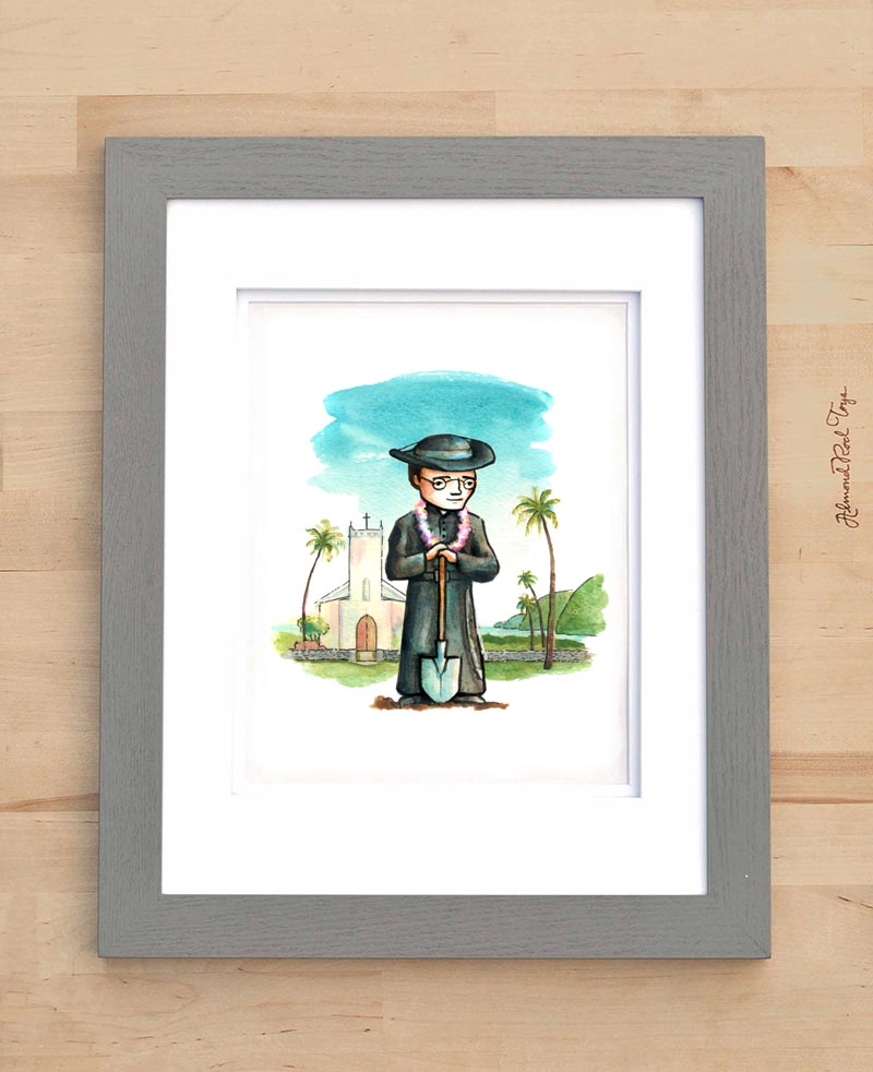 Damien of Molokai // Print