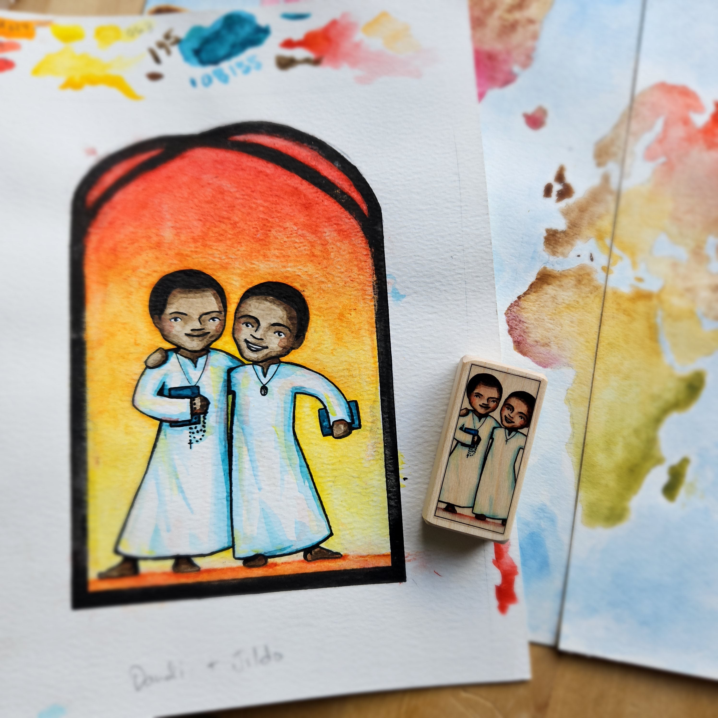 Daudi and Jildo // Patron Saint Block
