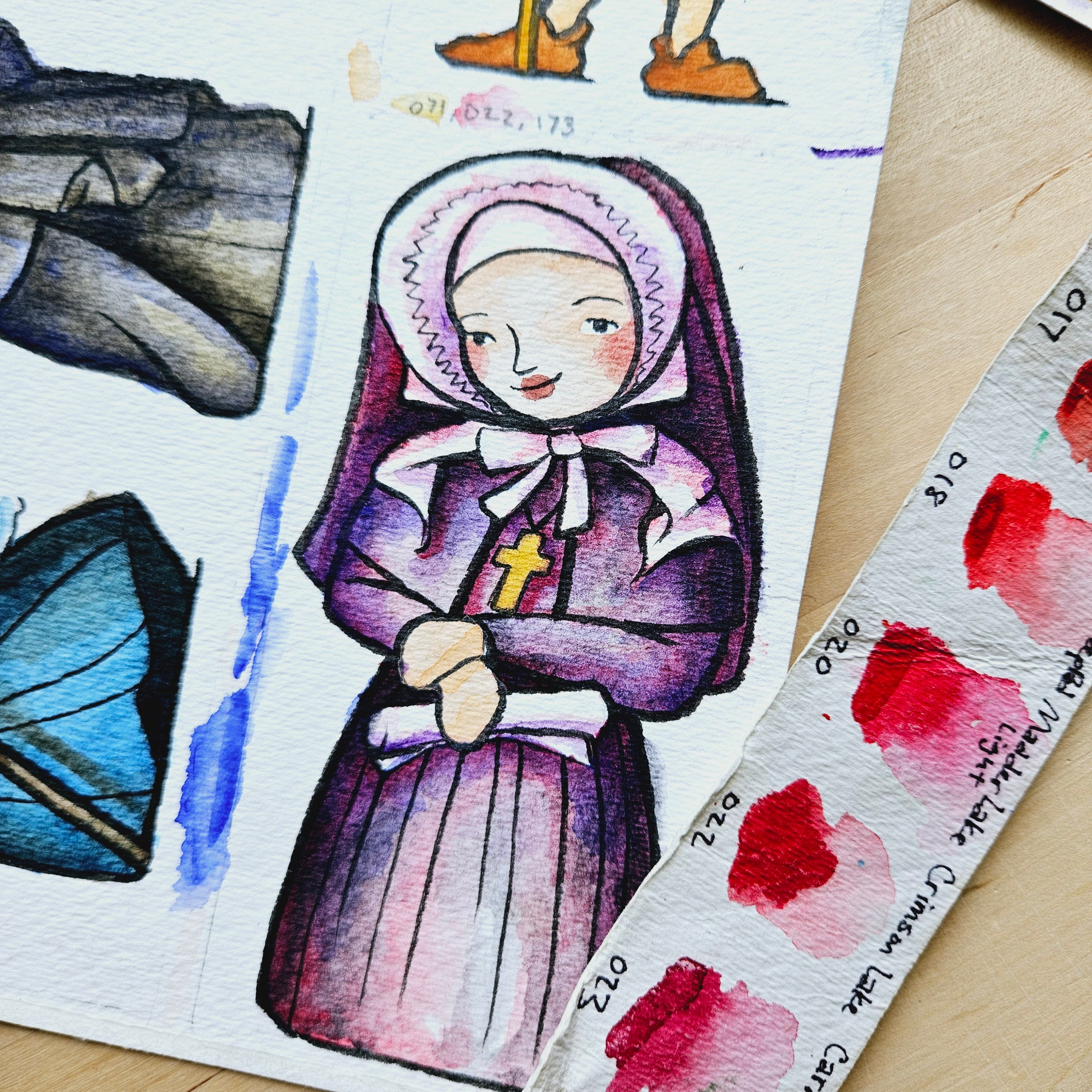 Emily de Vialar // Patron Saint Block