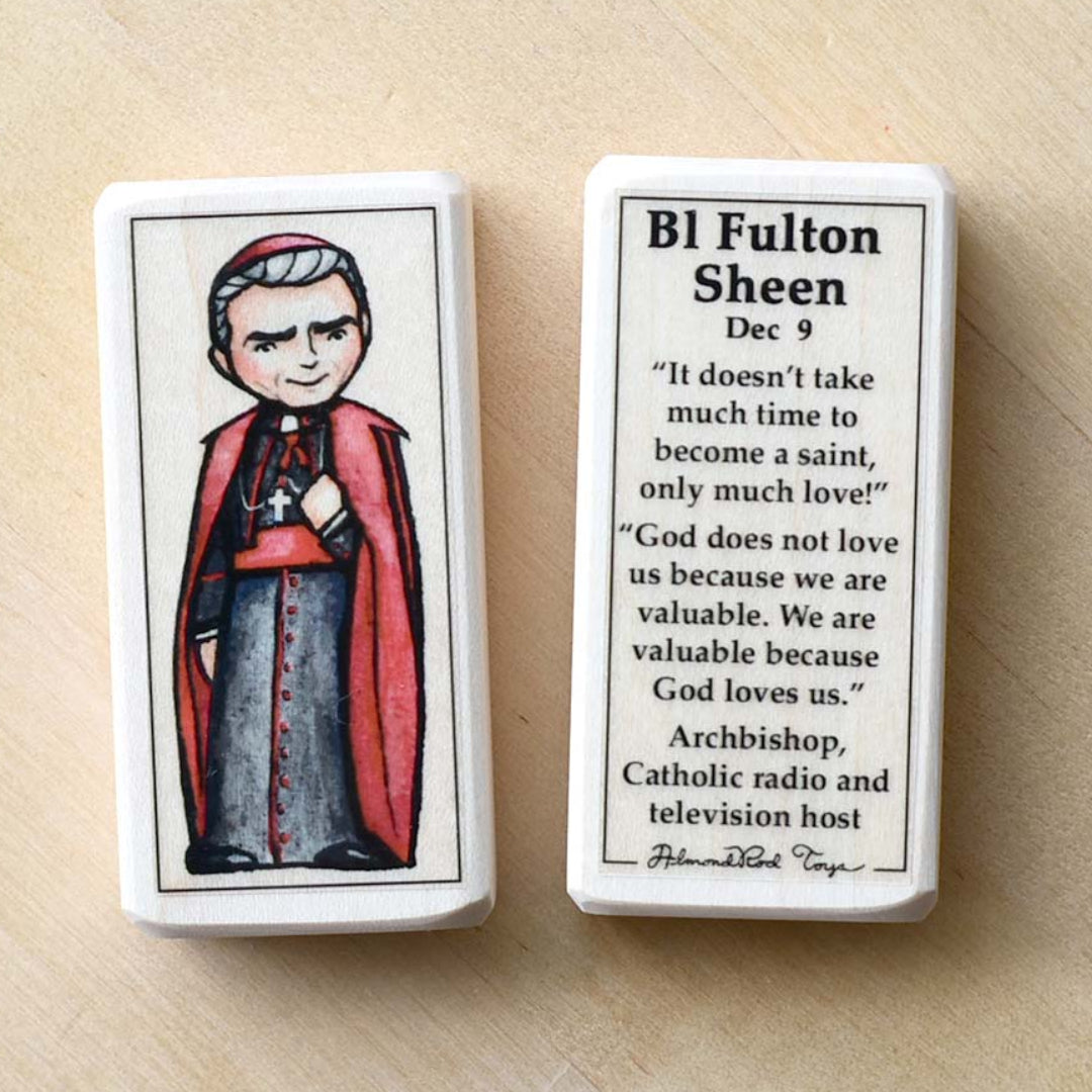Fulton Sheen Patron Saint Block