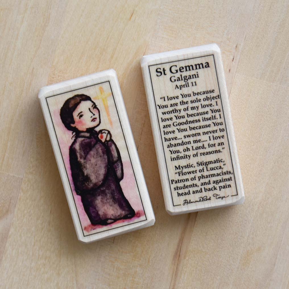 Gemma Galgani Patron Saint Block