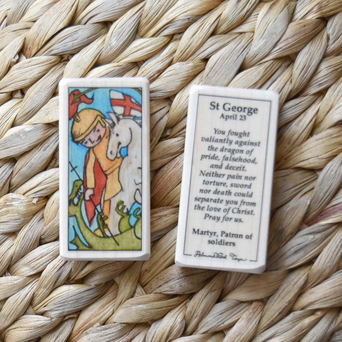 George Patron Saint Block