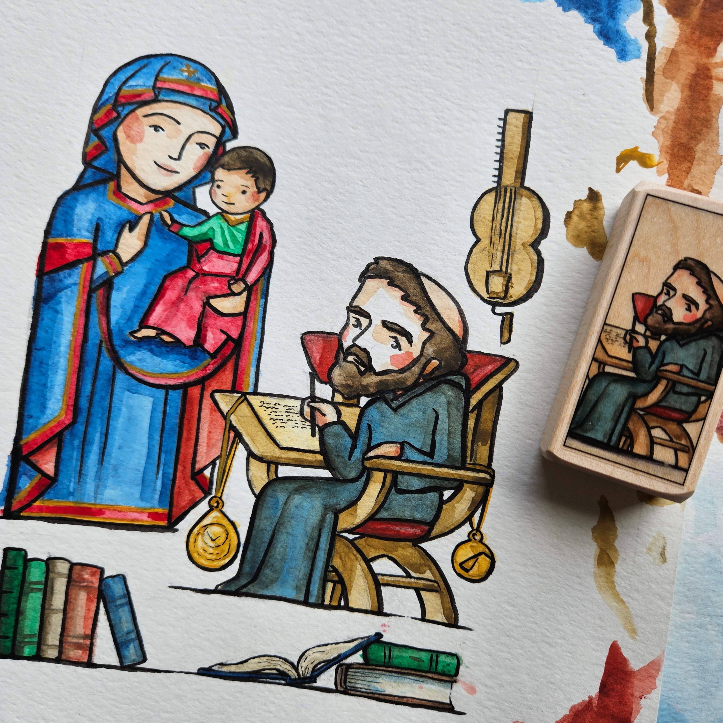 Hermann of Reichenau // Patron Saint Block
