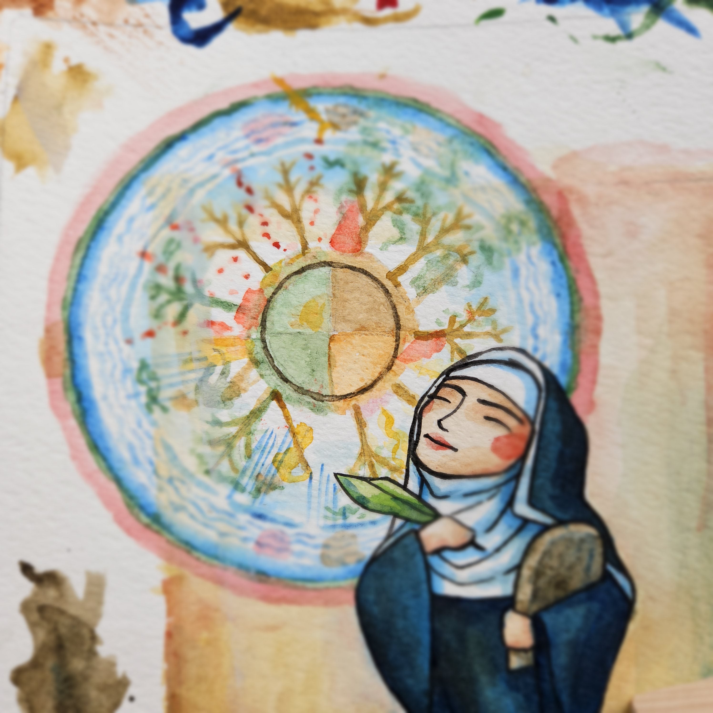 Hildegard of Bingen // Patron Saint Block