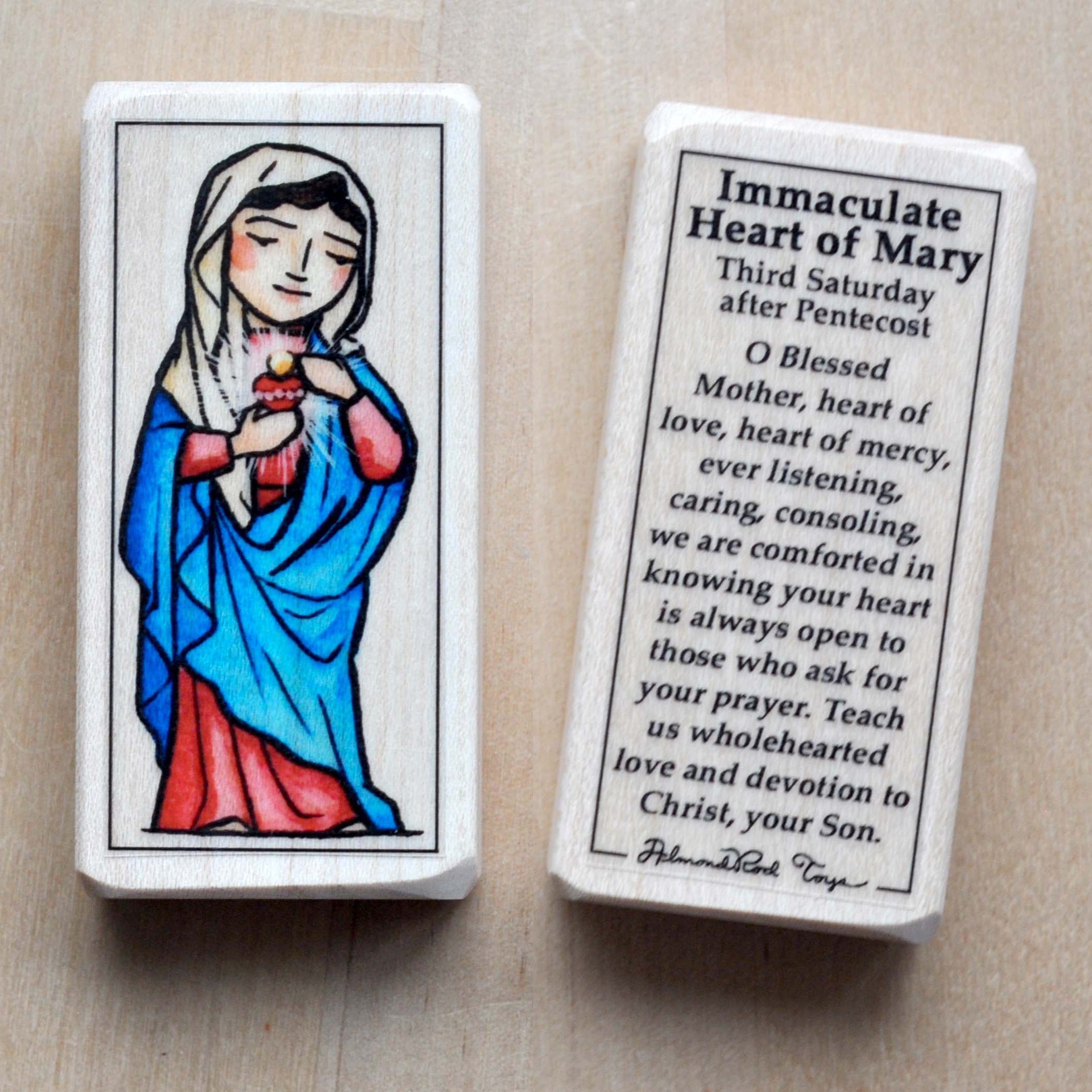 Immaculate Heart of Mary // Patron Saint Block