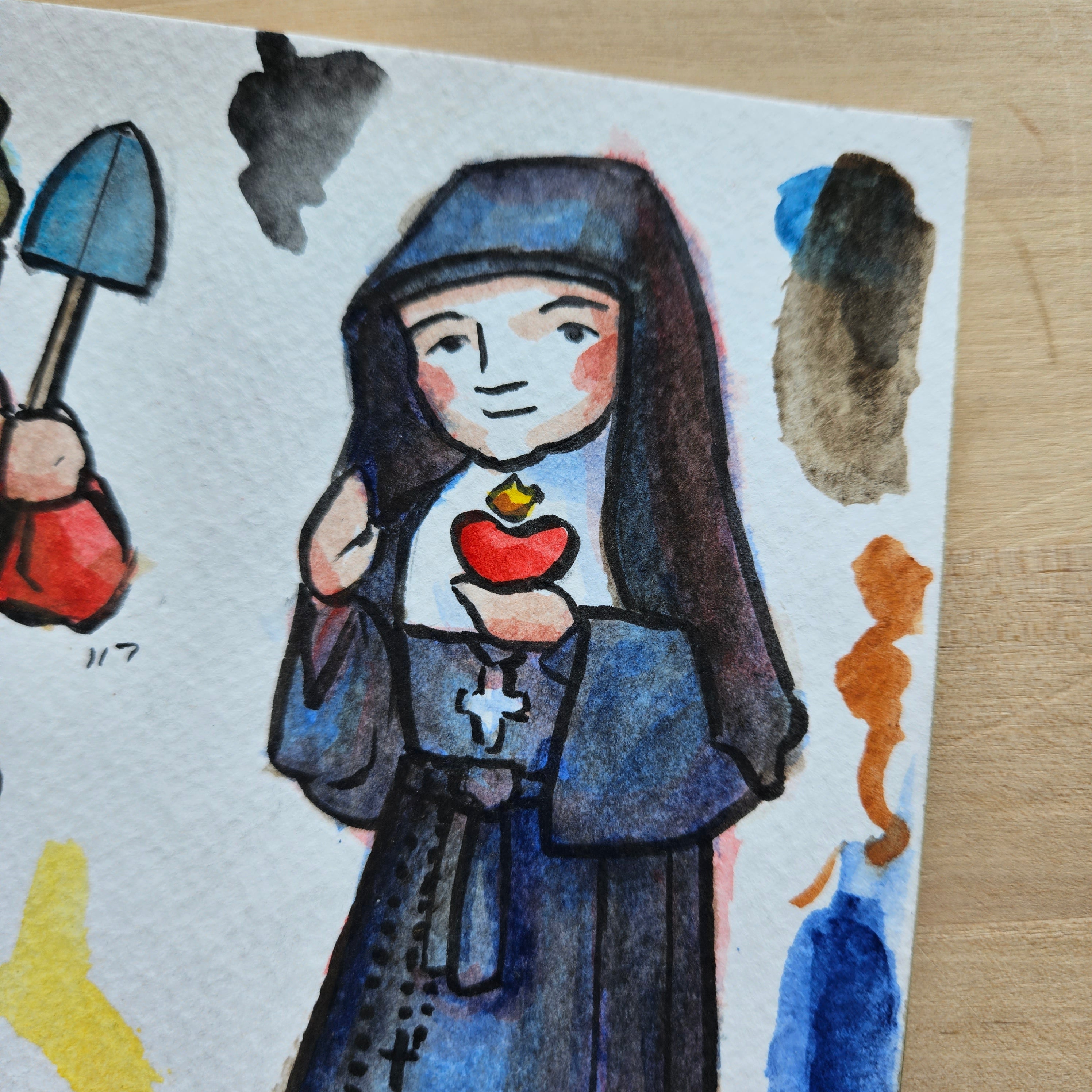 Jane Frances de Chantal // Patron Saint Block