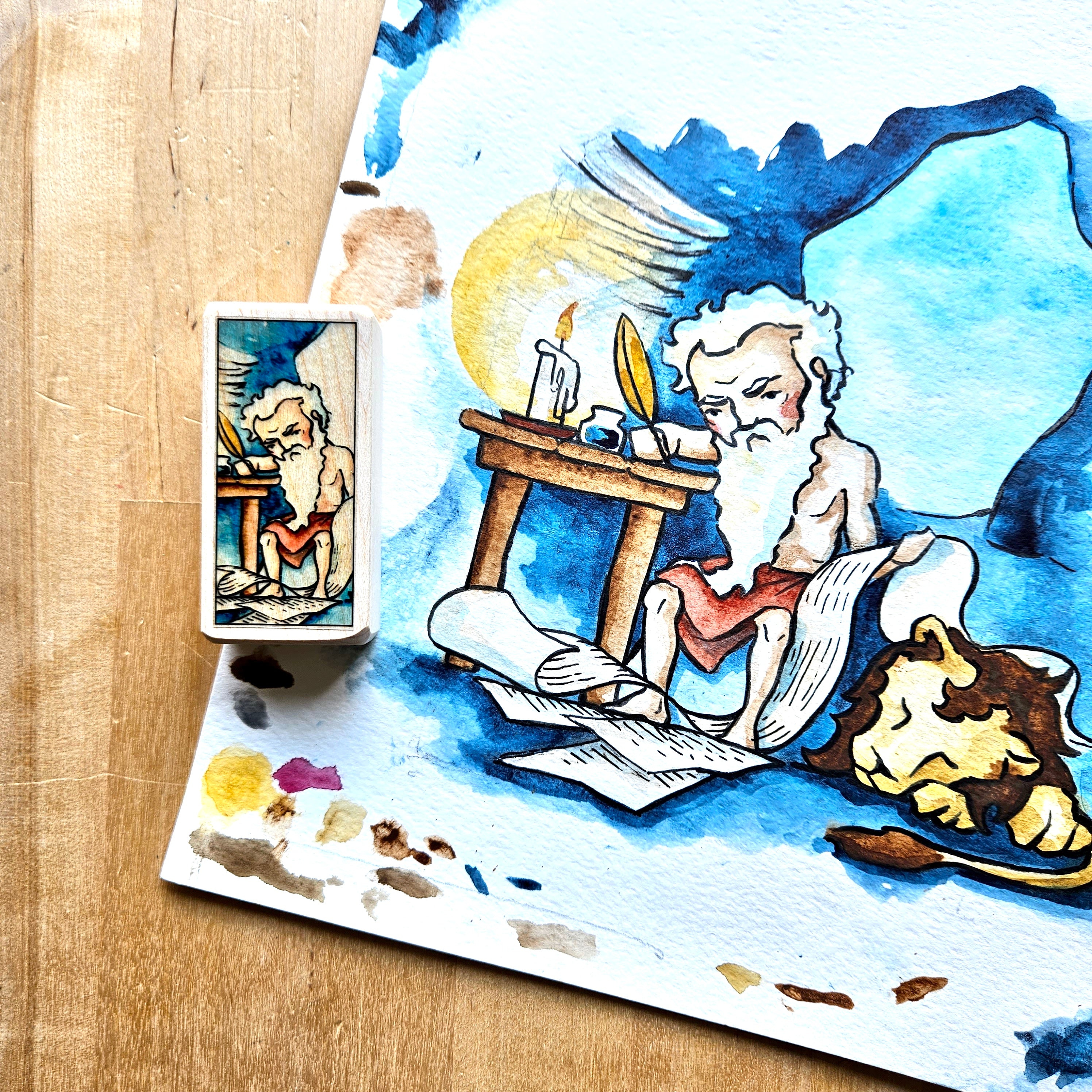 Jerome // Patron Saint Block
