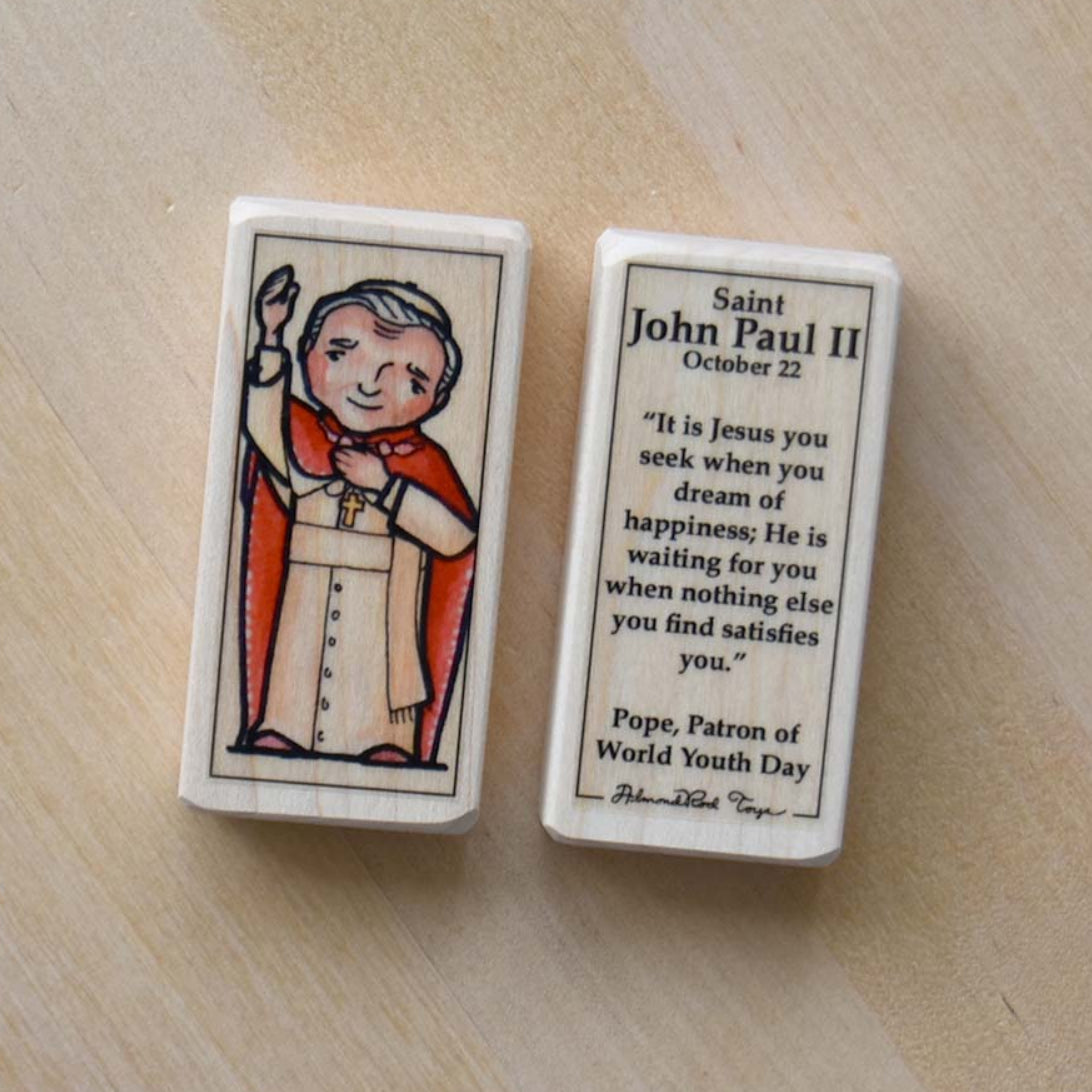John Paul II Patron Saint Block