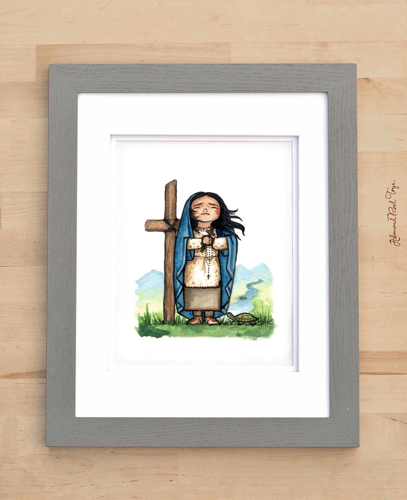 Kateri Tekakwitha // Print