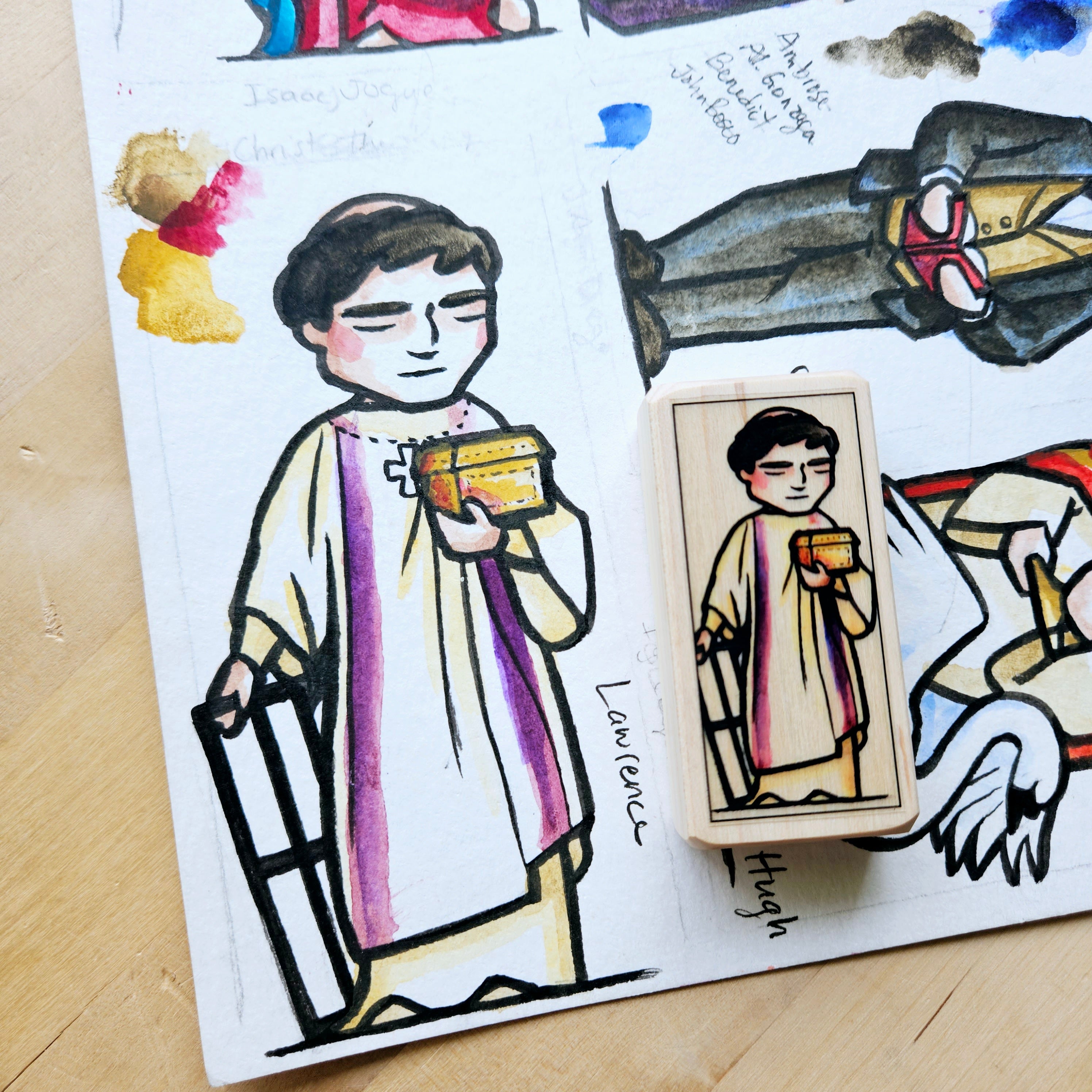 Lawrence // Patron Saint Block