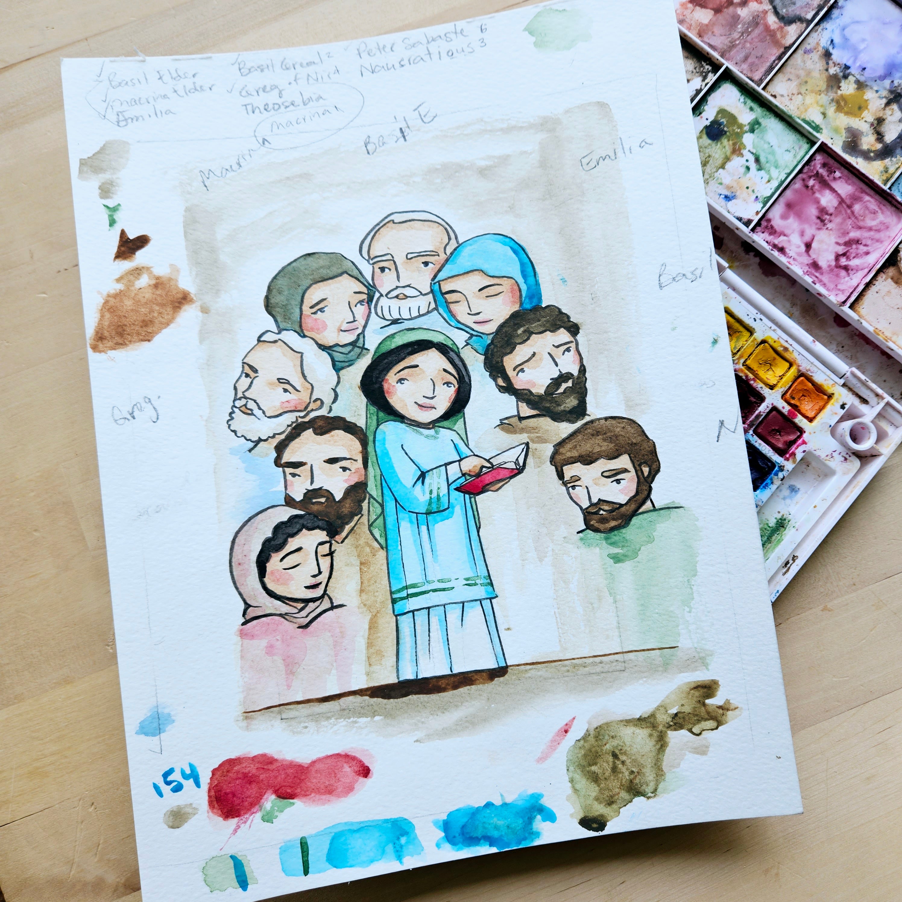 Macrina the Younger // Patron Saint Block