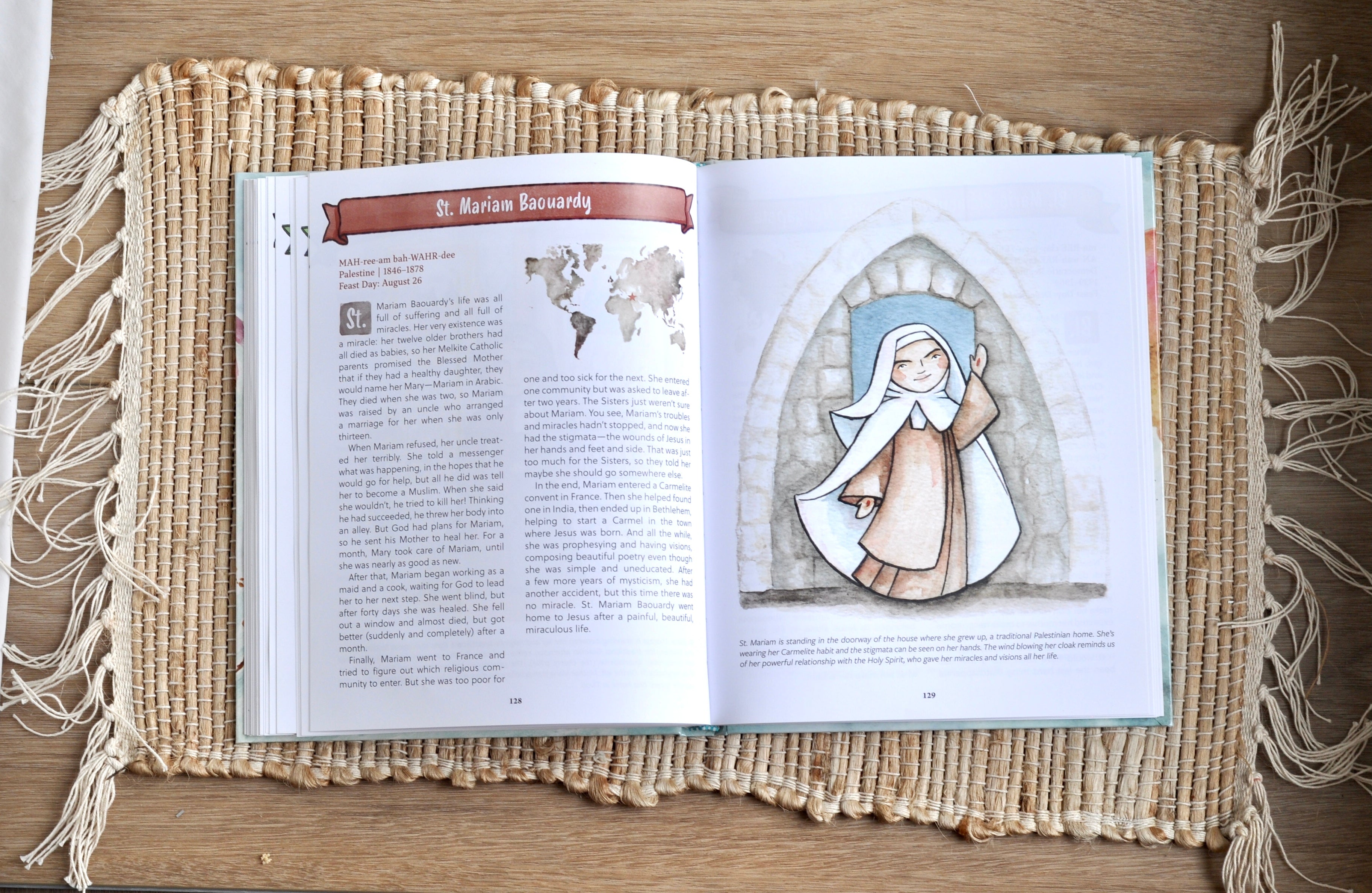 Mariam Baouardy // Patron Saint Block