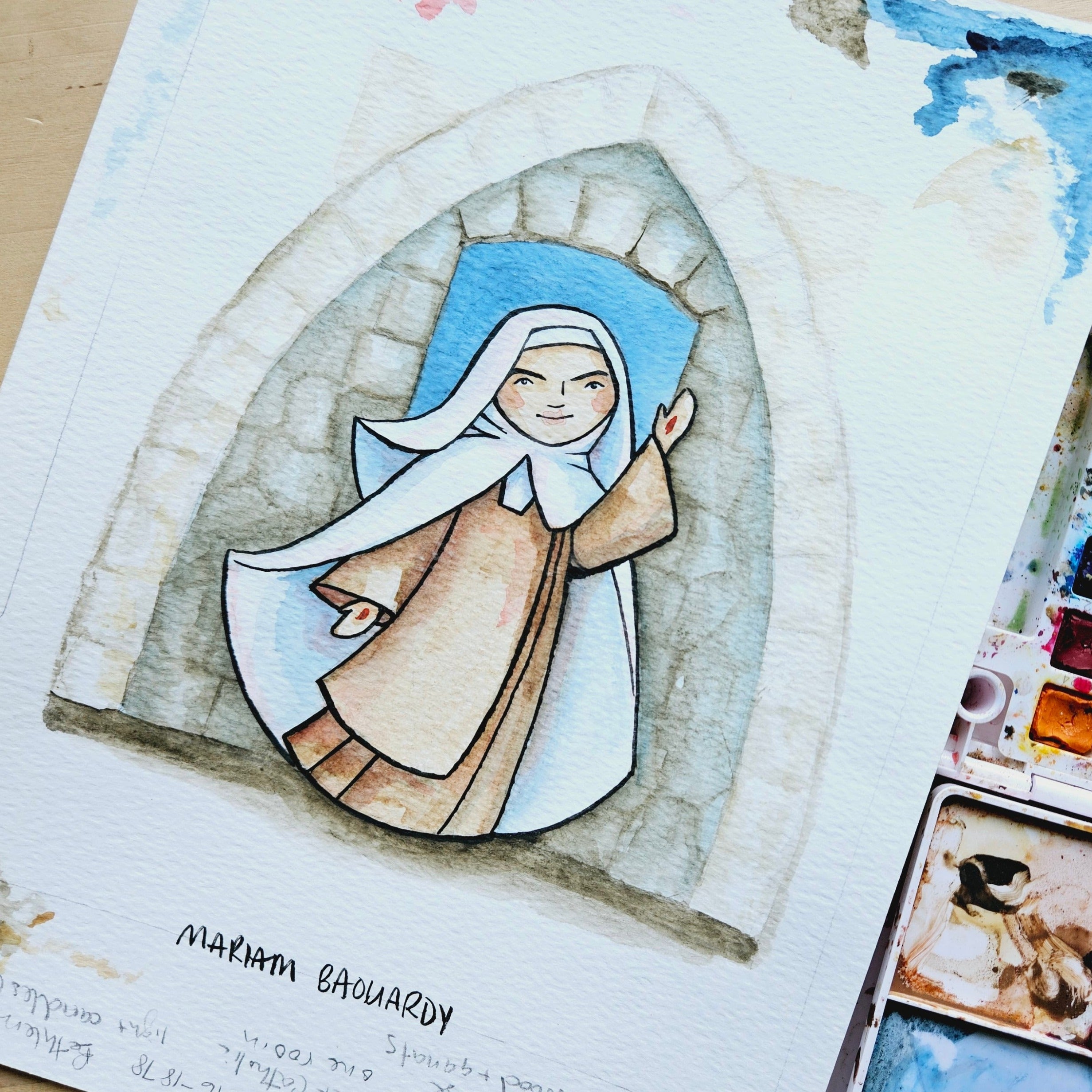 Mariam Baouardy // Patron Saint Block
