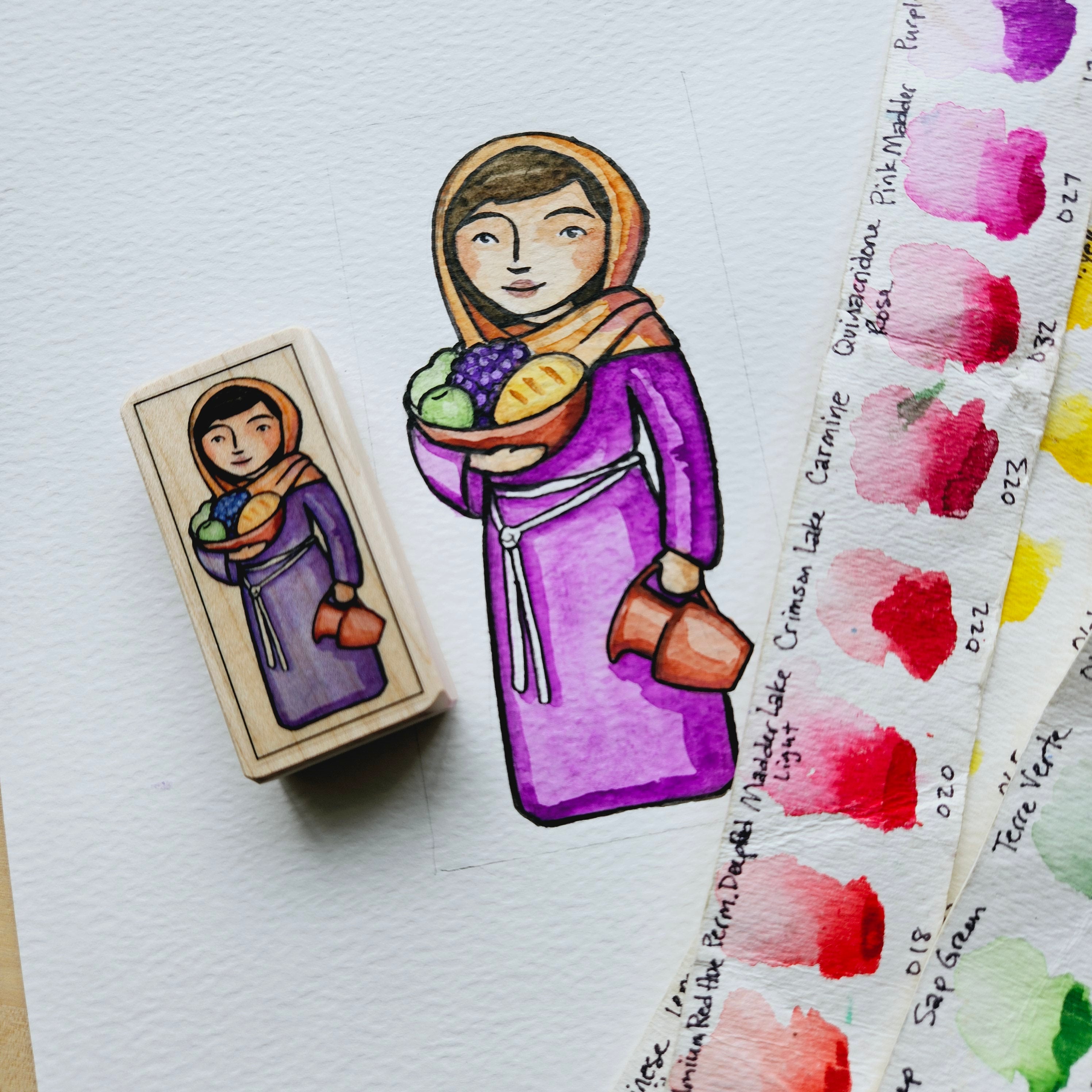 Martha // Patron Saint Block