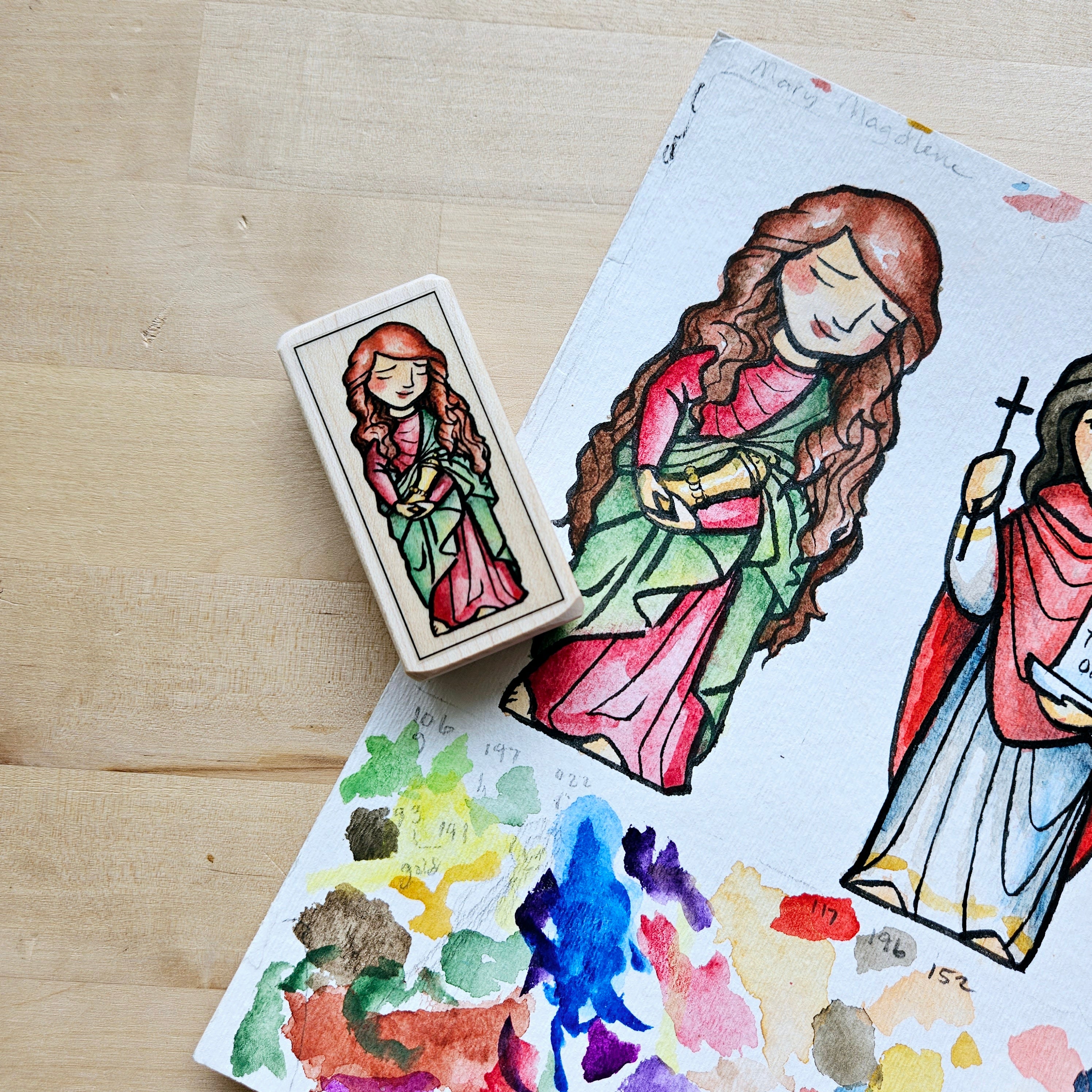 Mary Magdalene Patron Saint Block