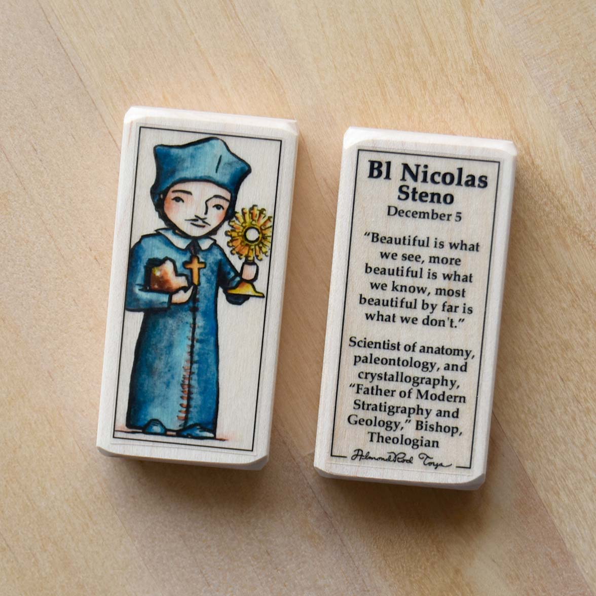 Nicolas Steno Patron Saint Block