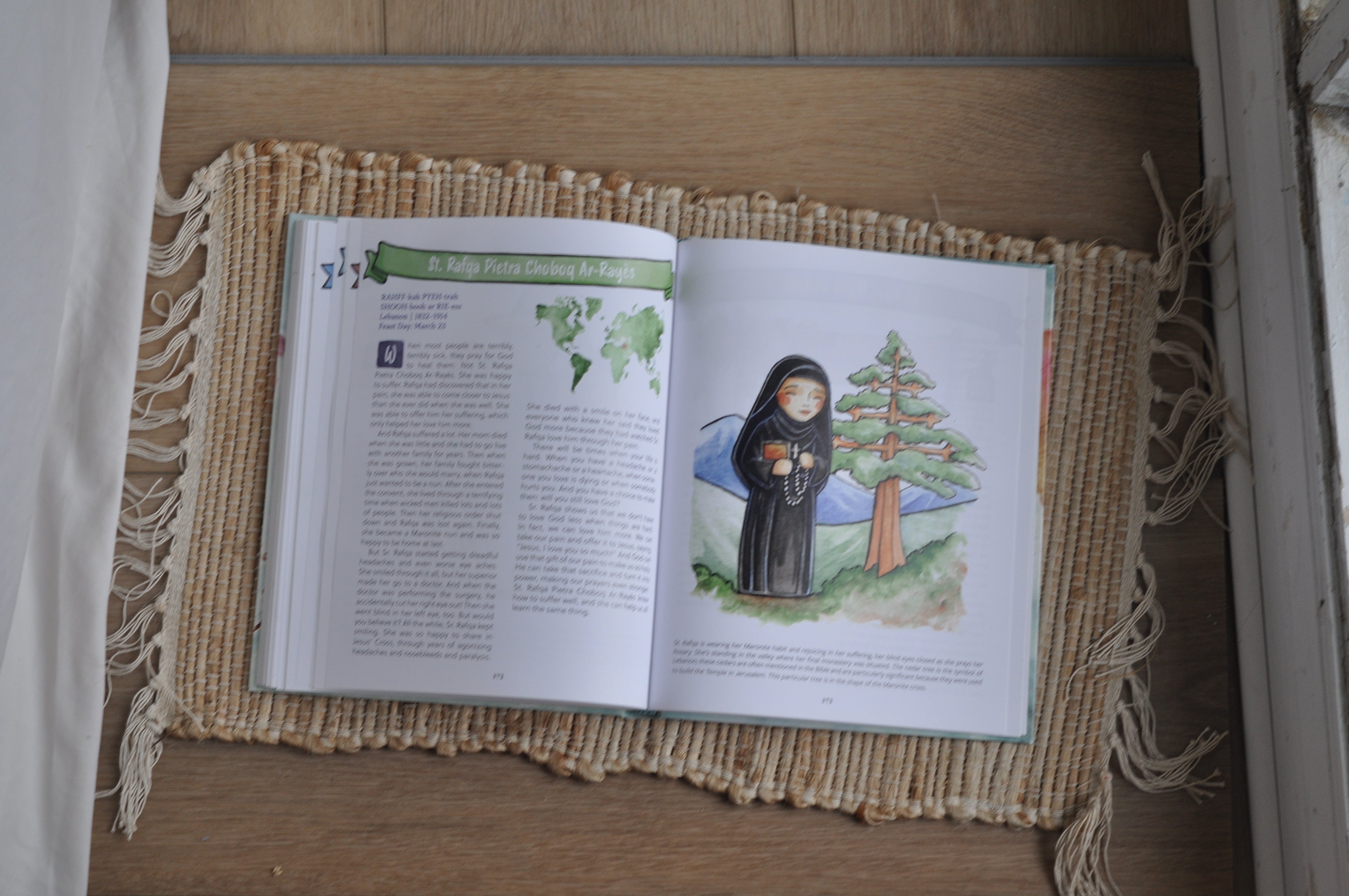 Rafqa Patron Saint Block