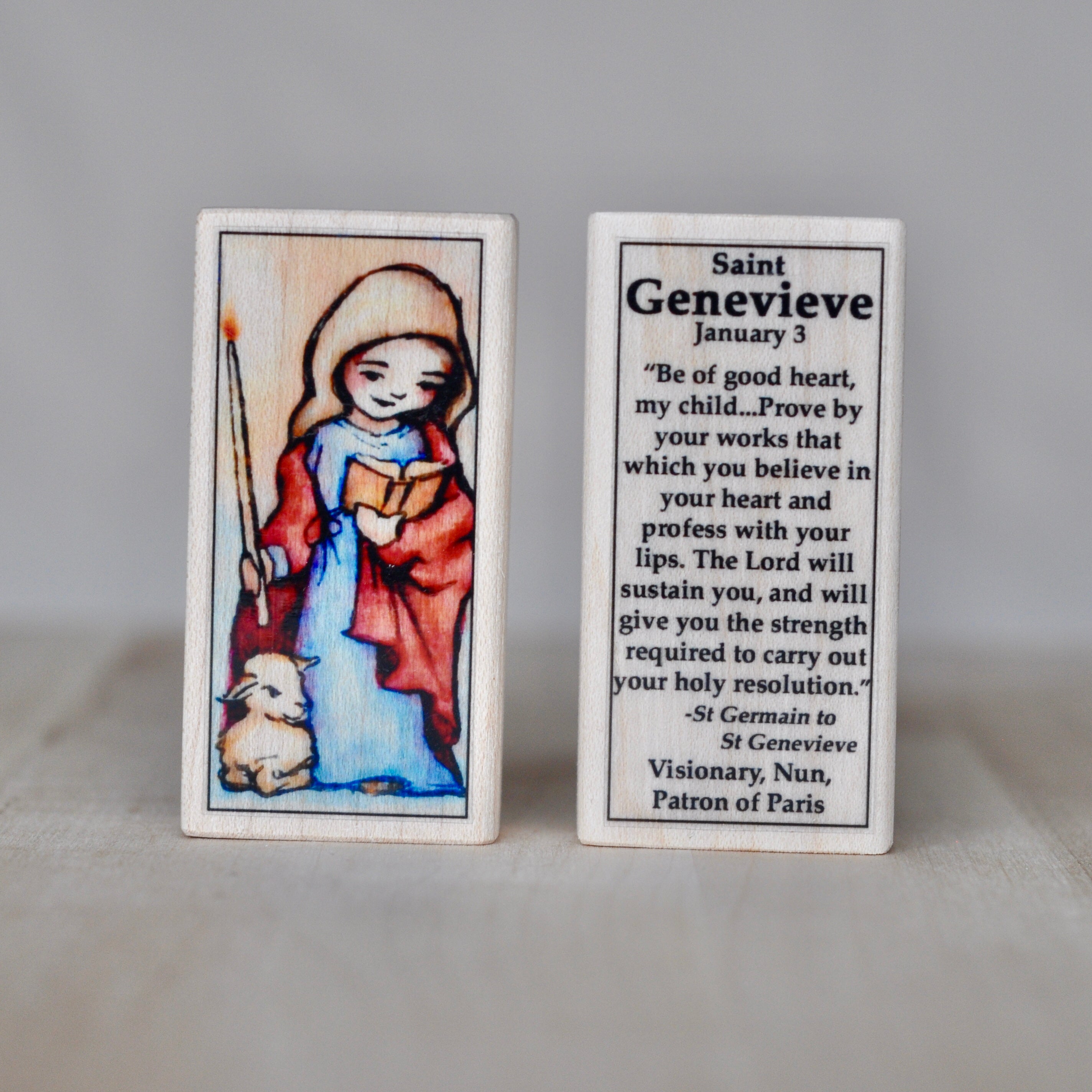 Genevieve // Patron Saint Block