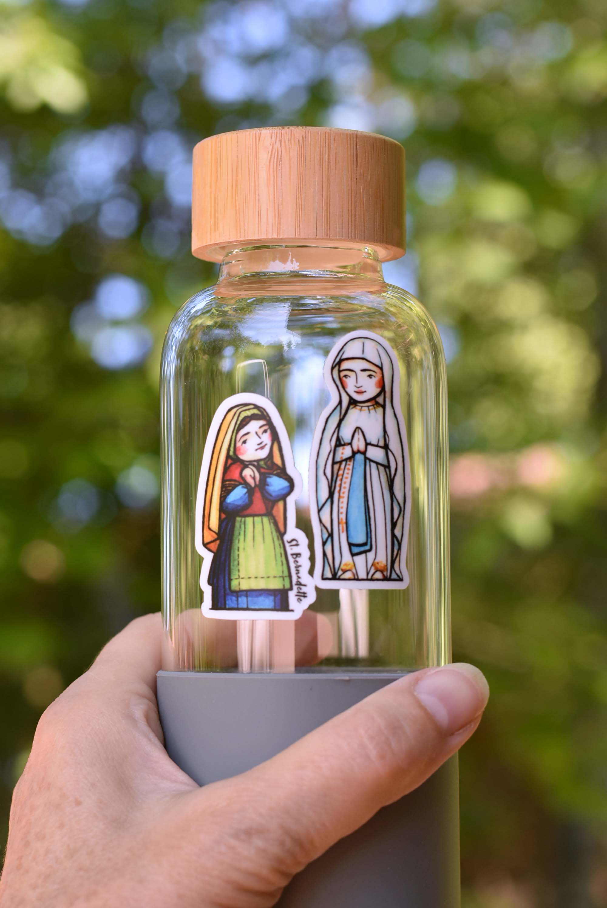 Patron Saint Stickers // 4x6 Sheet // Use on Water Bottles, Laptops, Calendars, and More!