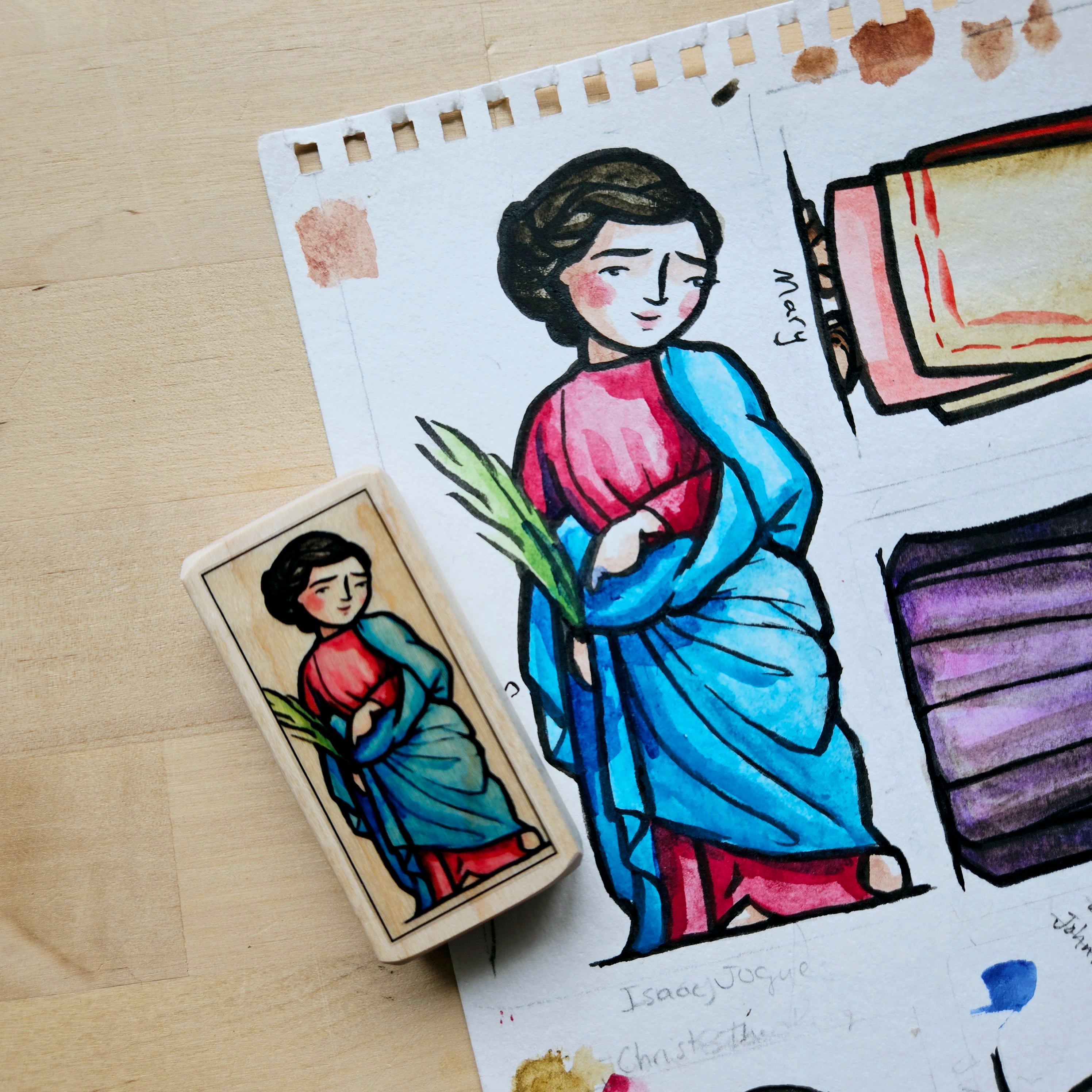 Susanna // Patron Saint Block