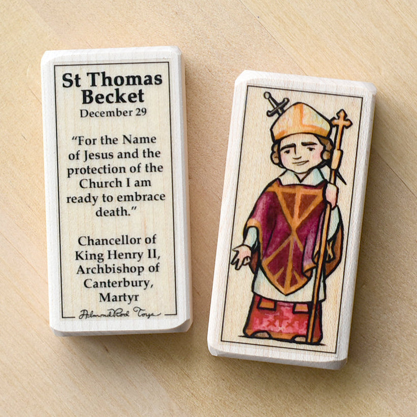 Thomas Becket Patron Saint Block