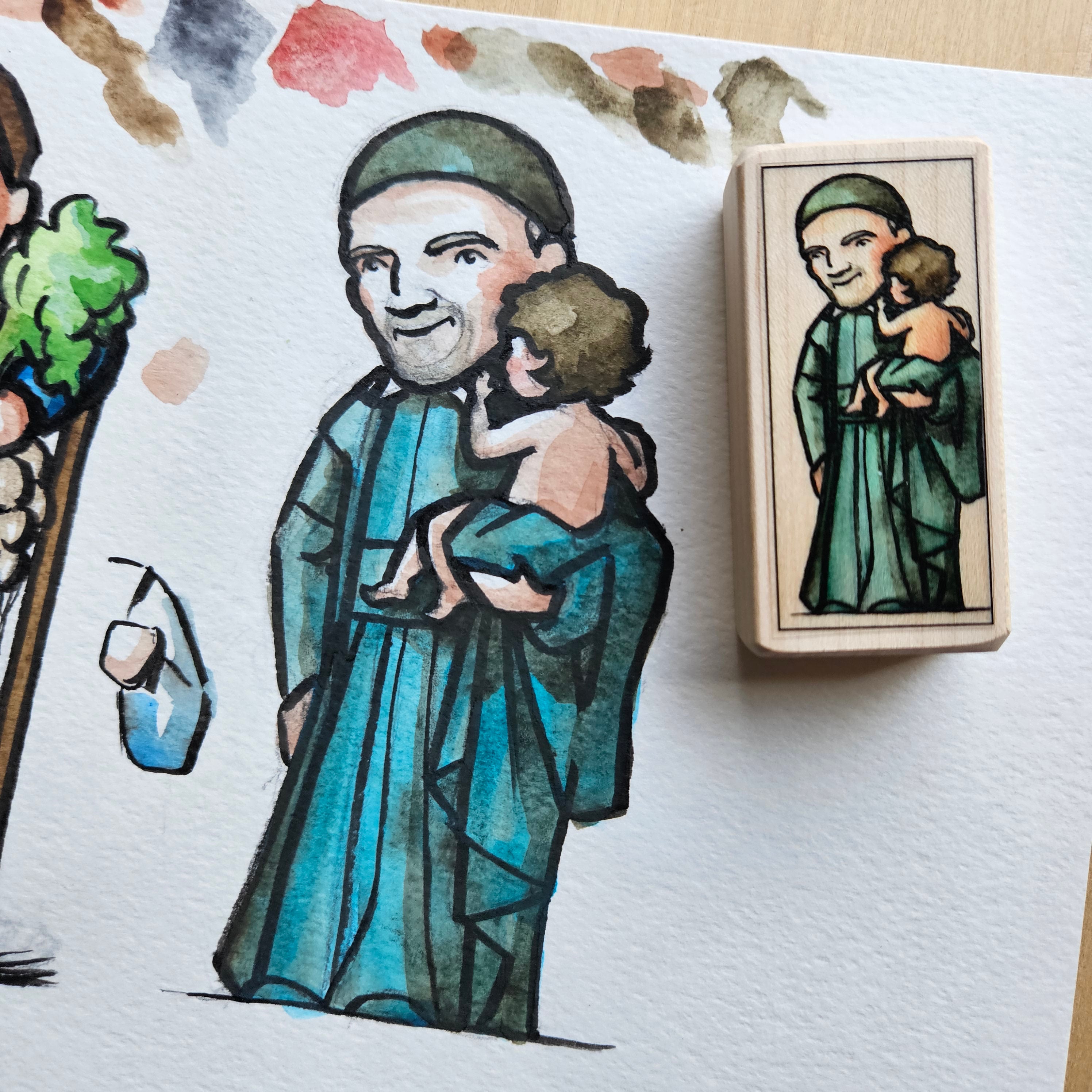 Vincent de Paul // Patron Saint Block