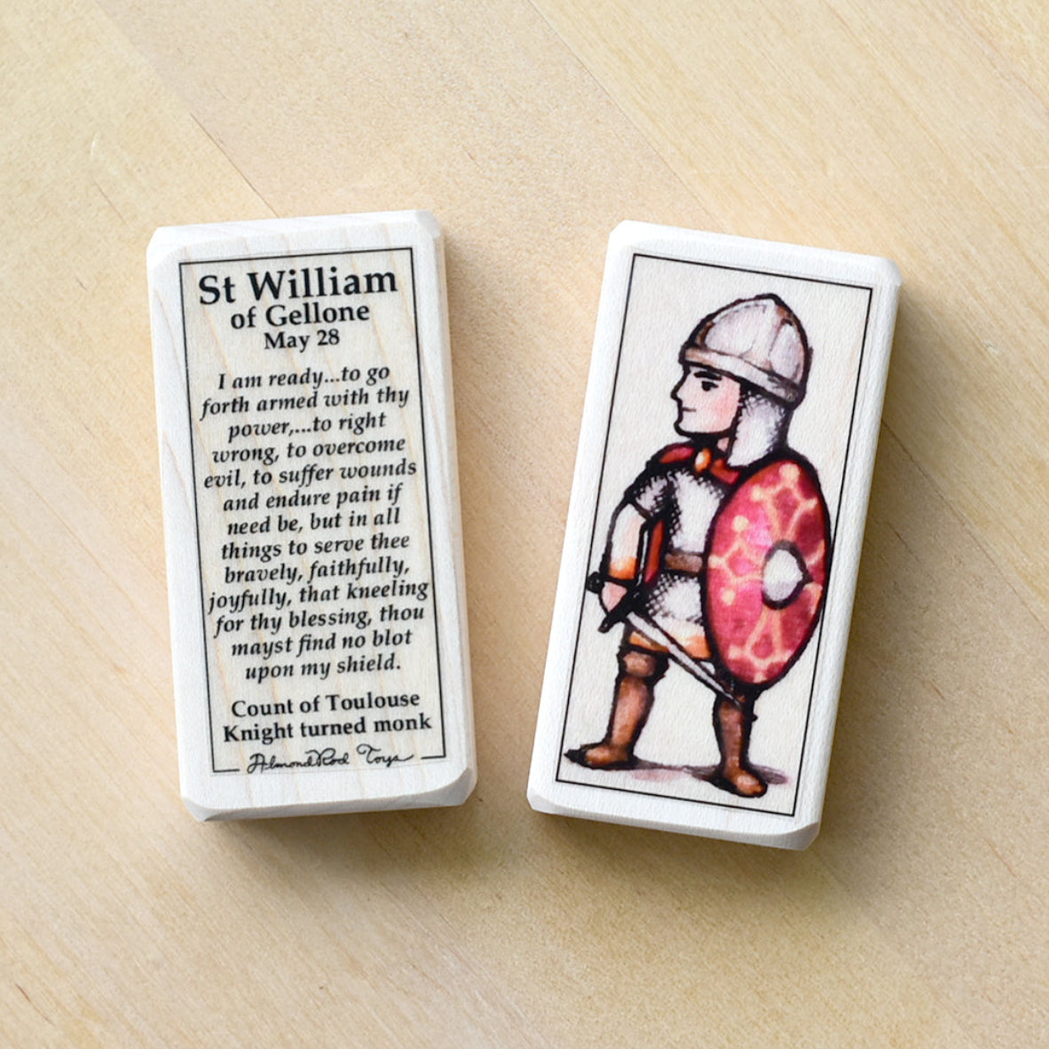 William of Gellone Patron Saint Block