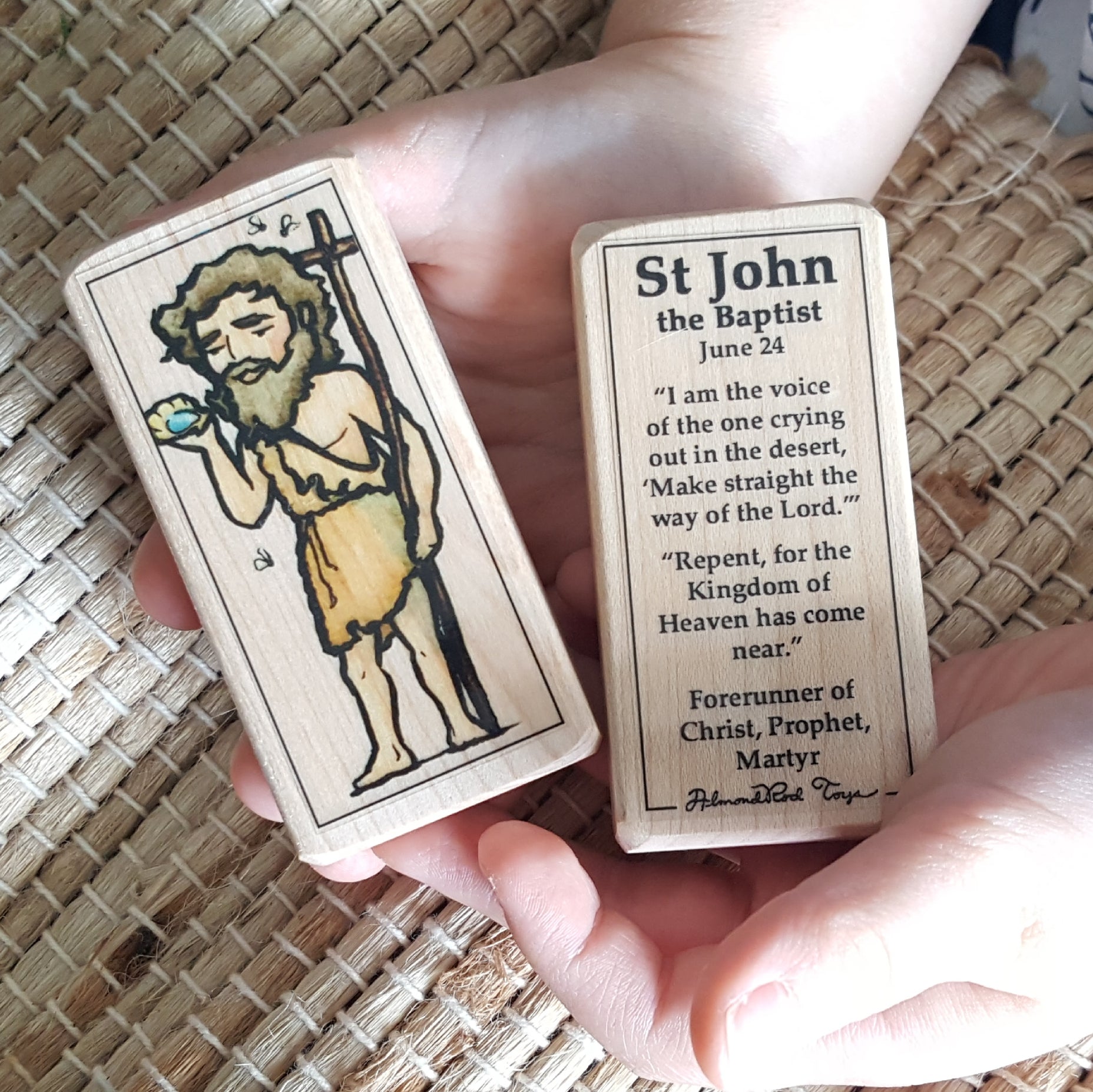 John the Baptist // Patron Saint Block