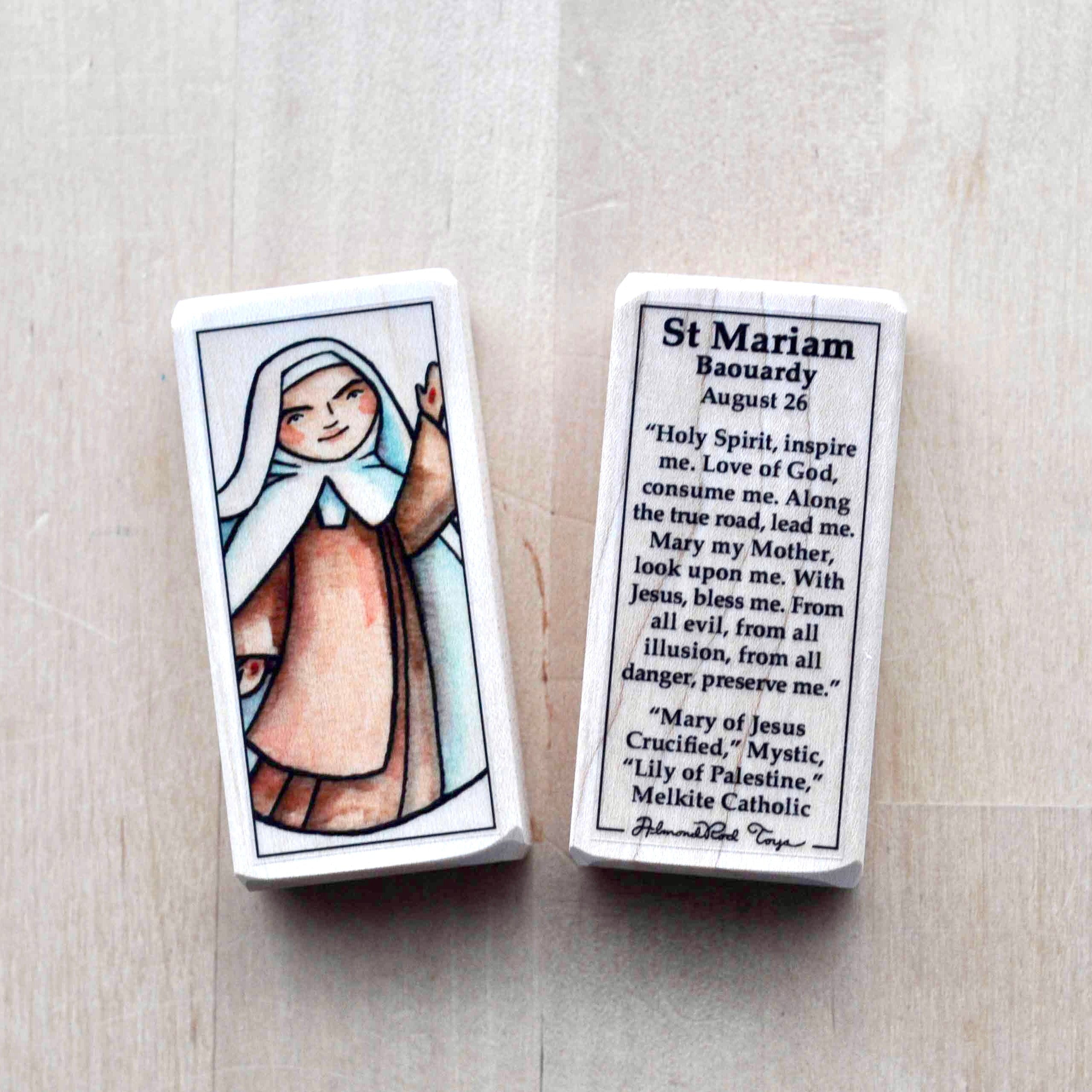 Mariam Baouardy // Patron Saint Block