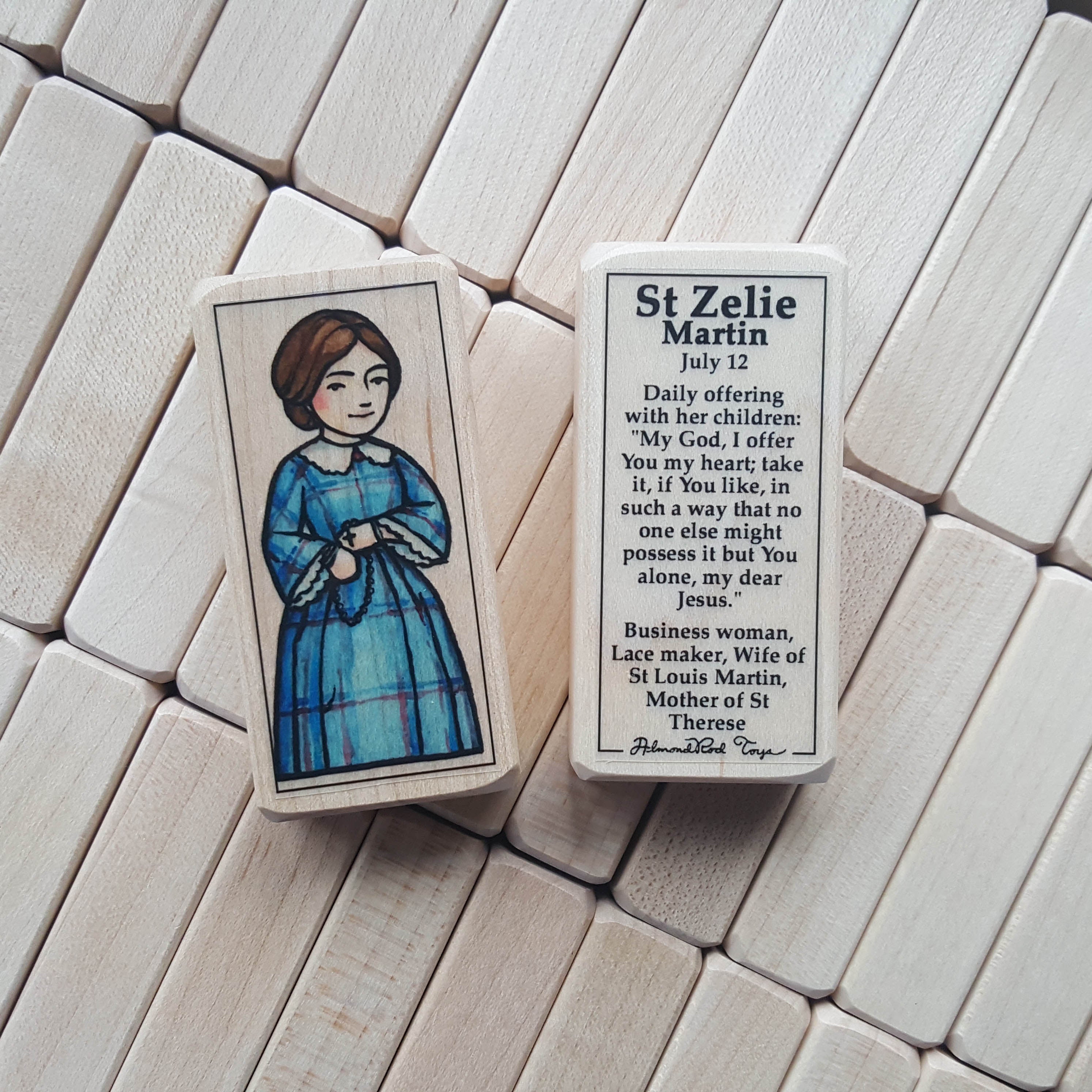 Zelie Martin Patron Saint Block