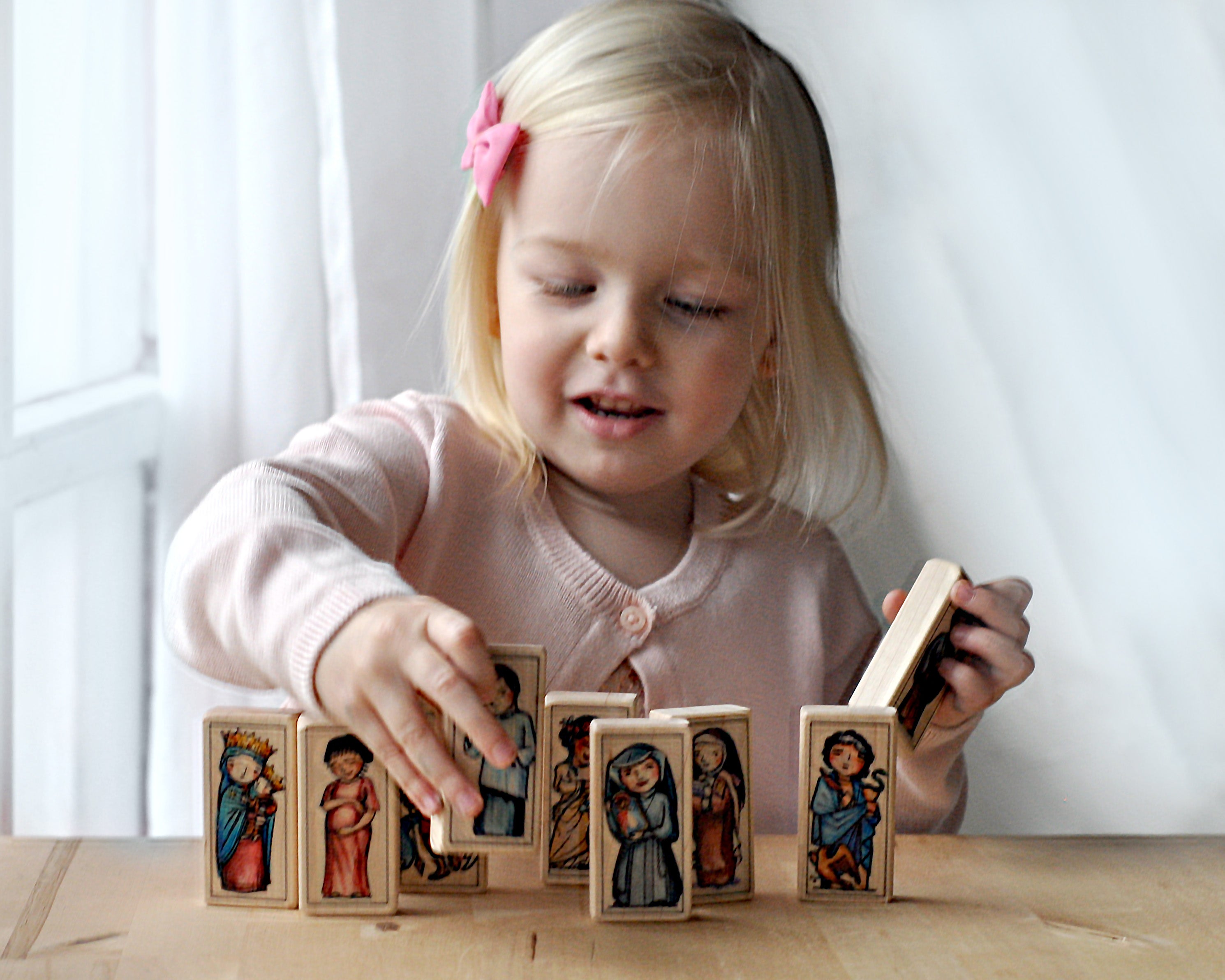 Joyful Mysteries // Rosary Prayer Block Set