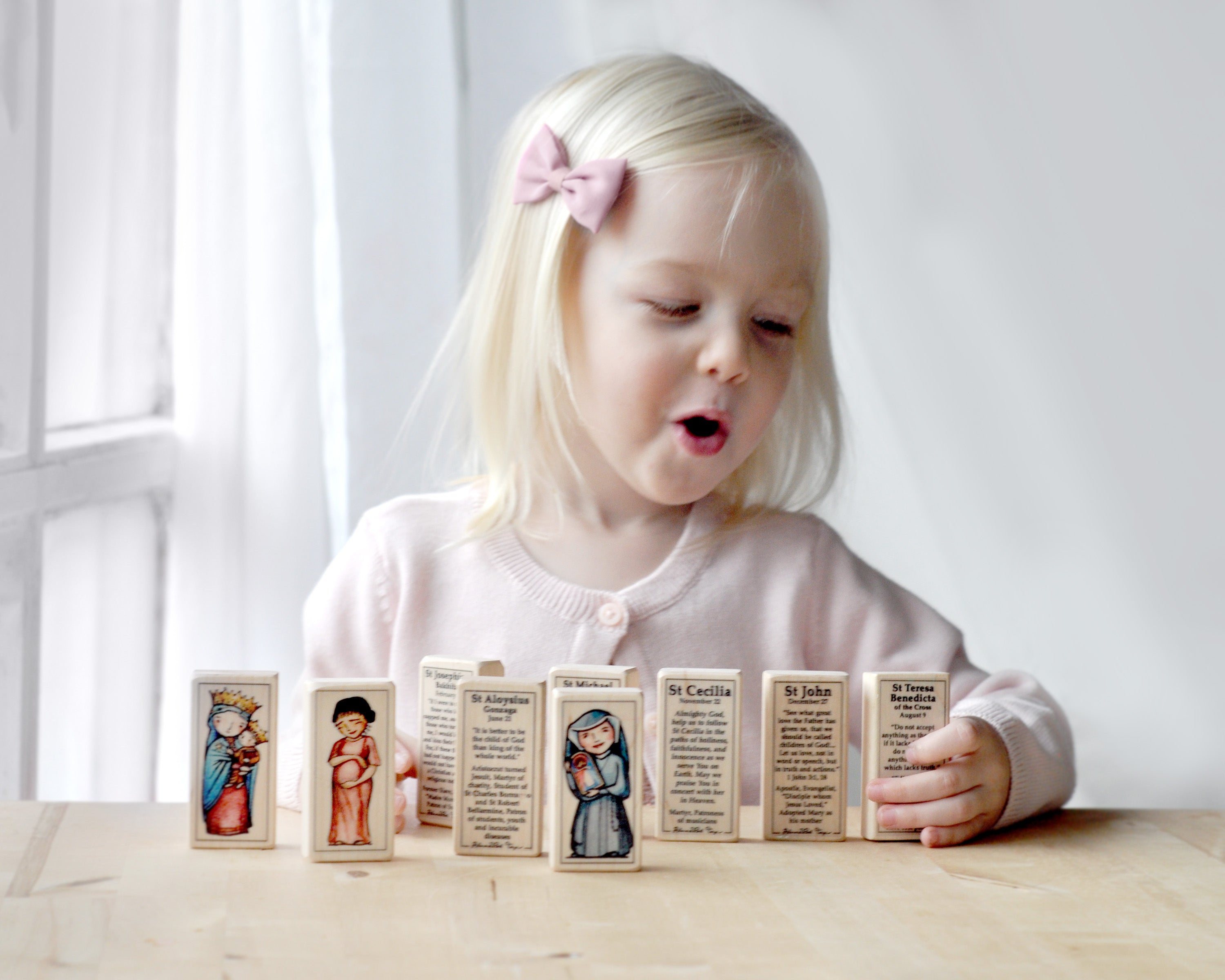 The Annunciation // Saint Block Set