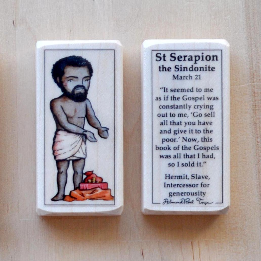 Serapion the Sindonite Patron Saint Block