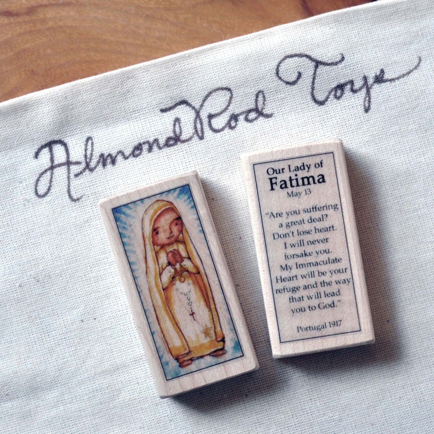 Our Lady of Fatima Patron Saint Block