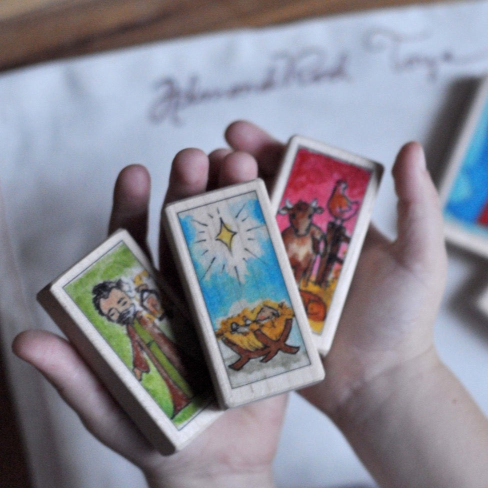 Children's Nativity Blocks // Christmas and Advent Block Set