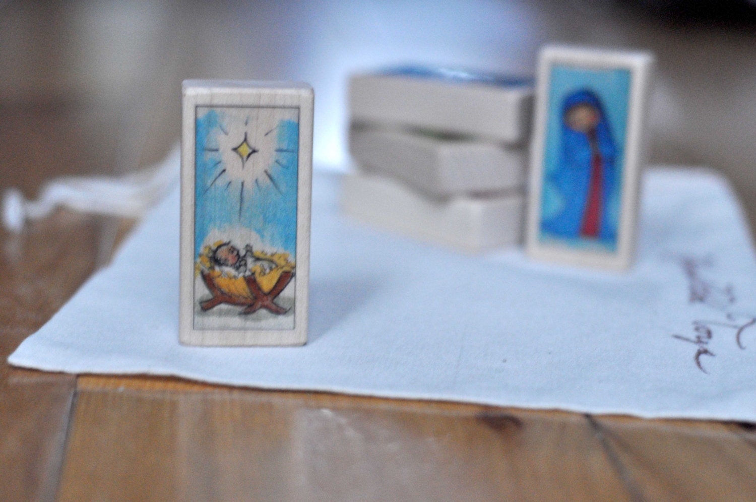 Children's Nativity Blocks // Christmas and Advent Block Set