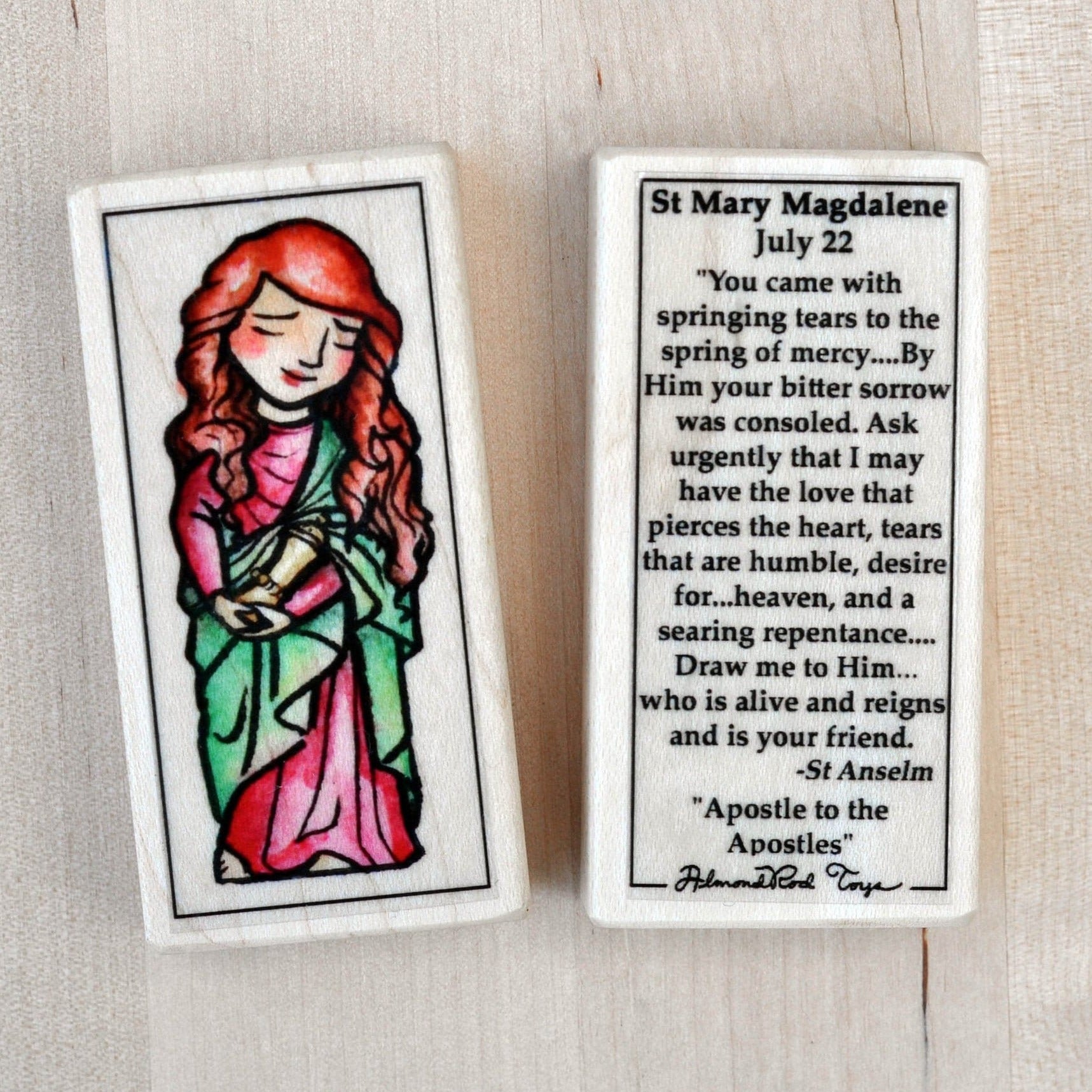 Mary Magdalene Patron Saint Block