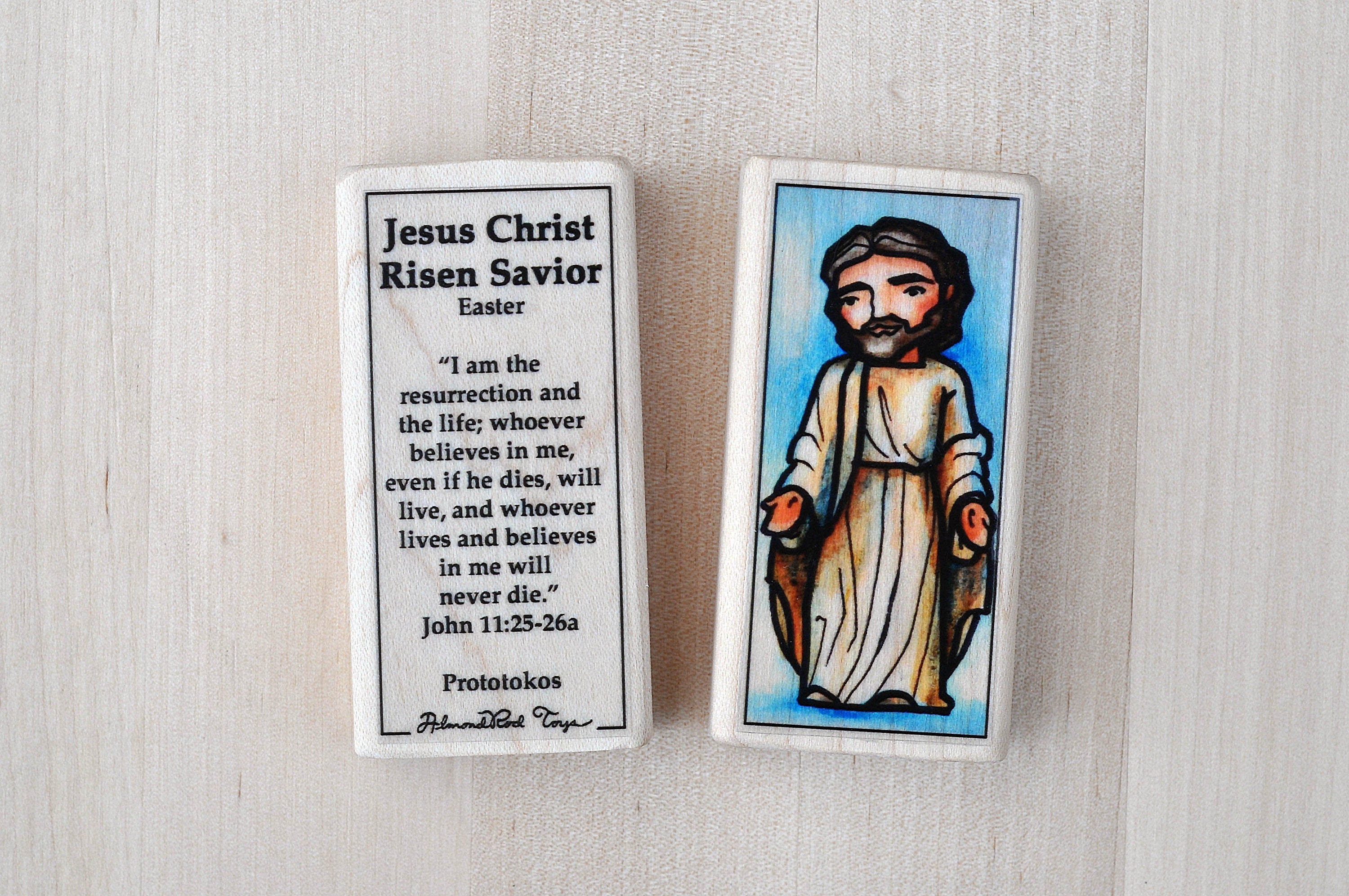 Blessed Virgin Mary and Jesus Christ // Saint Block Set
